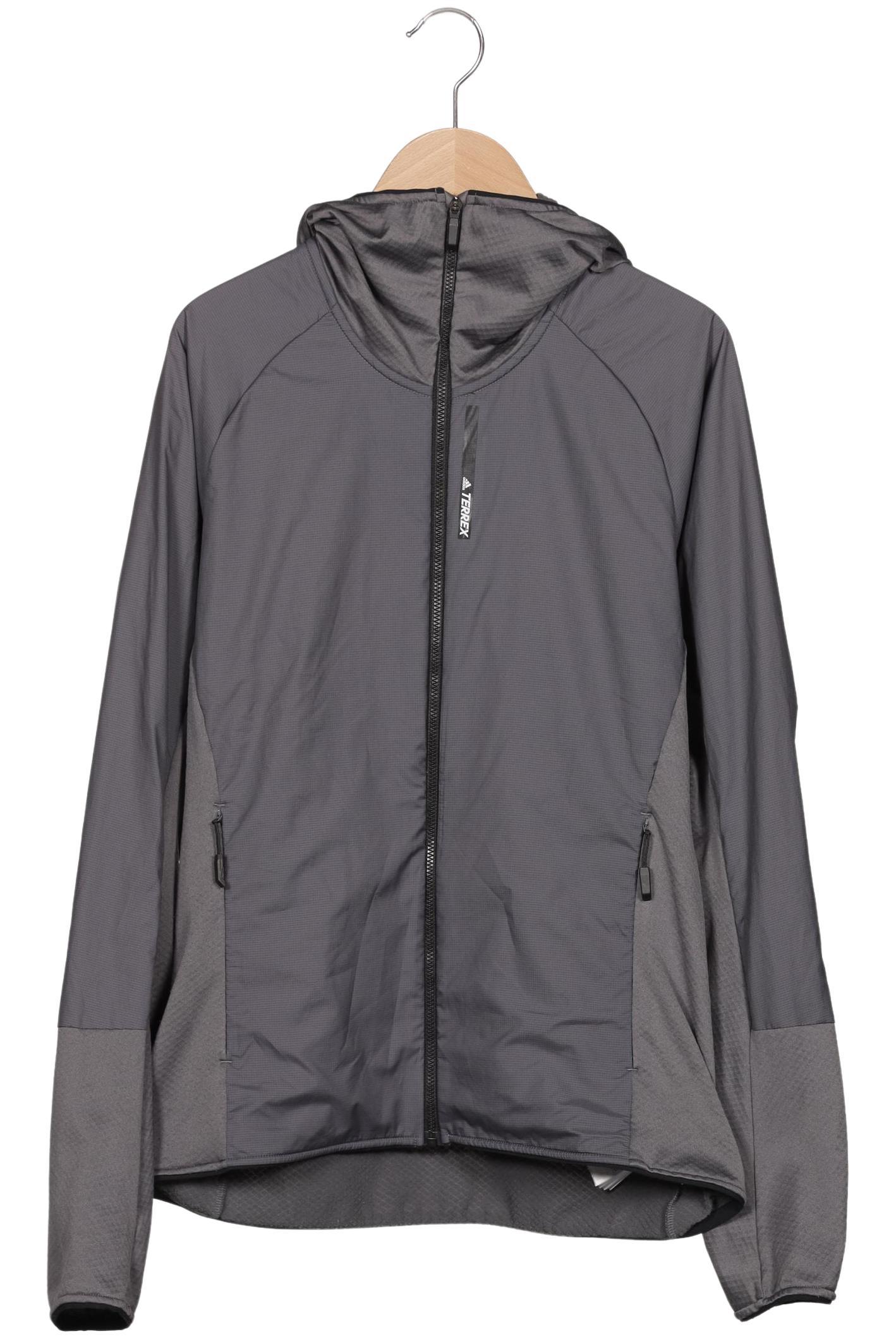 

adidas Damen Kapuzenpullover, grau, Gr. 38