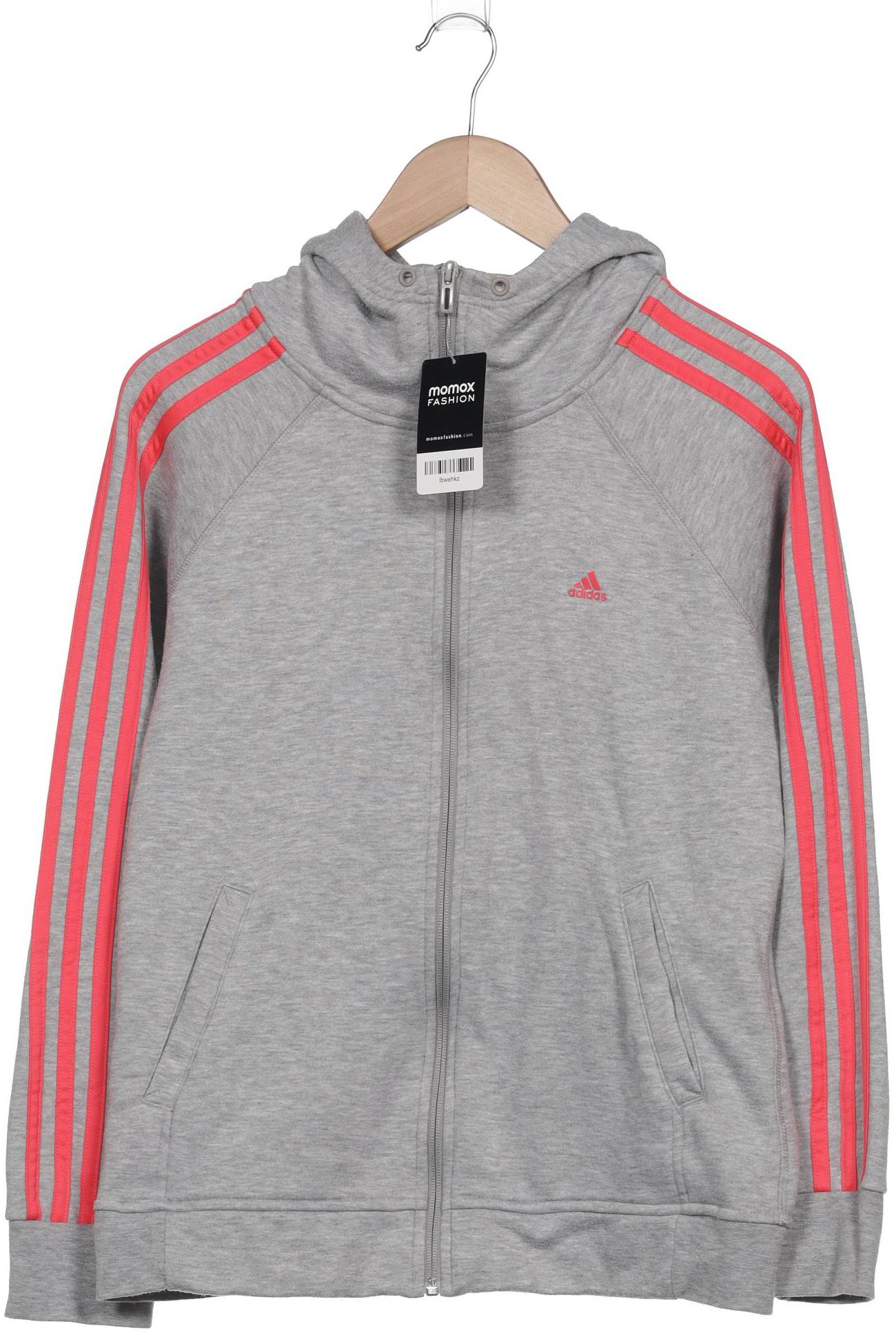 

adidas Damen Kapuzenpullover, grau, Gr. 38