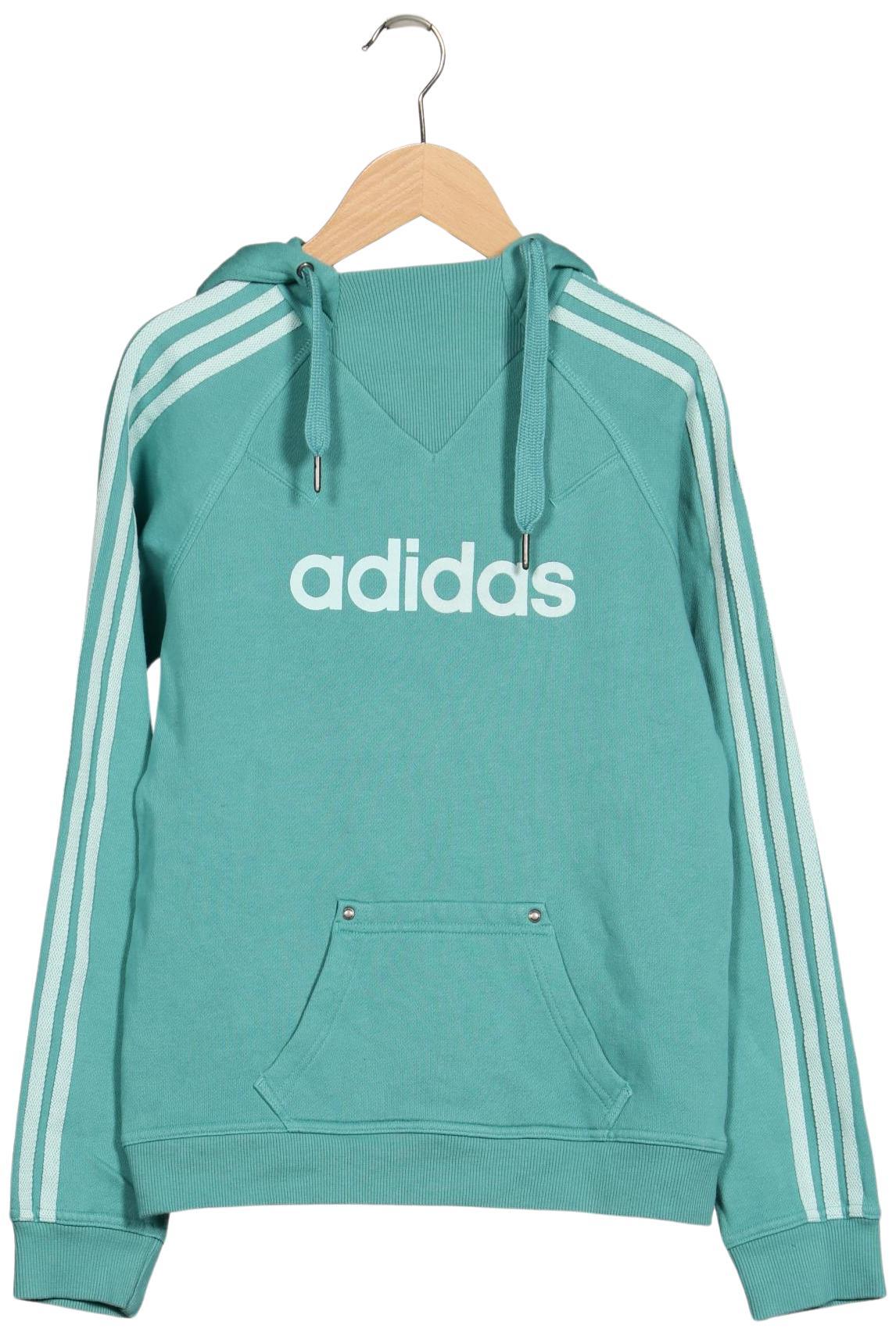

adidas Damen Kapuzenpullover, türkis, Gr. 34