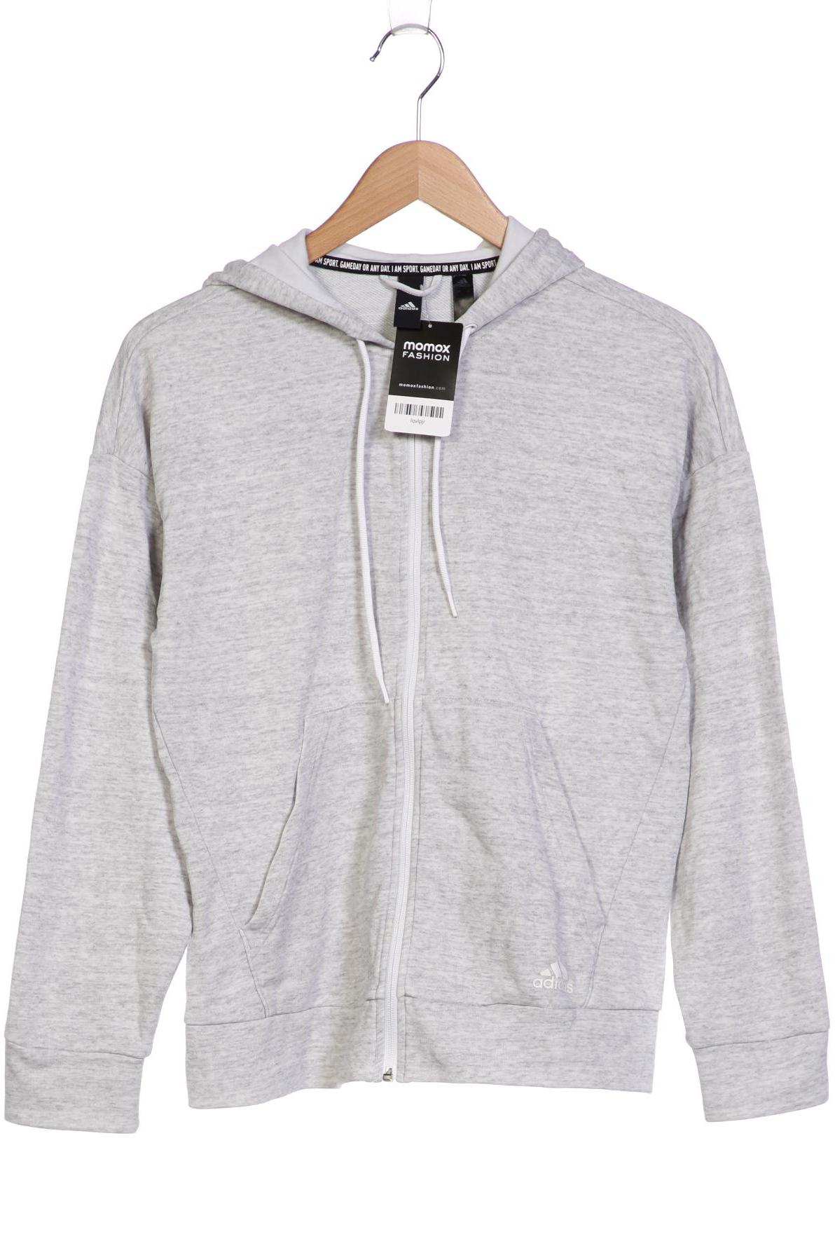 

adidas Damen Kapuzenpullover, grau, Gr. 36