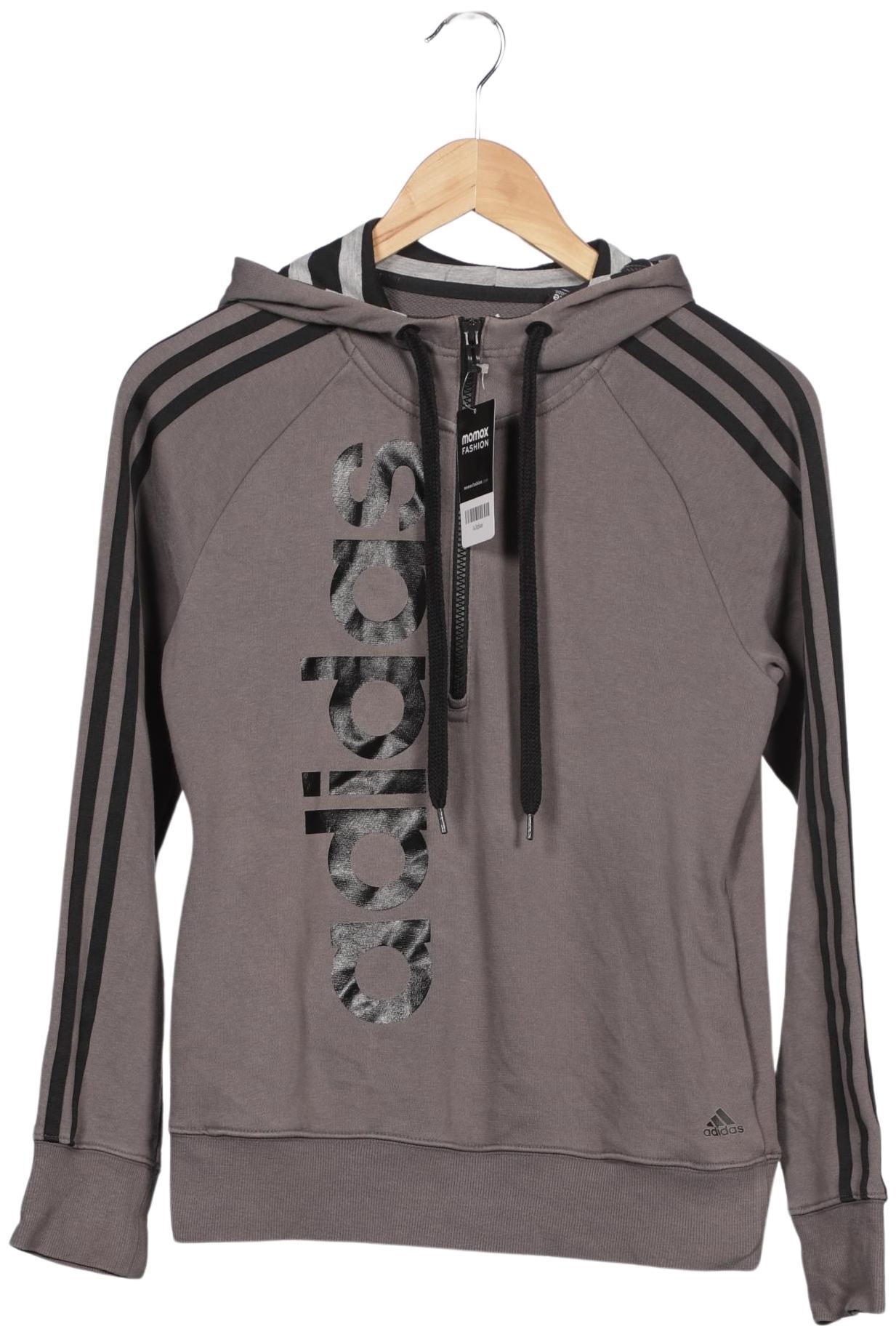 

adidas Damen Kapuzenpullover, grau, Gr. 34