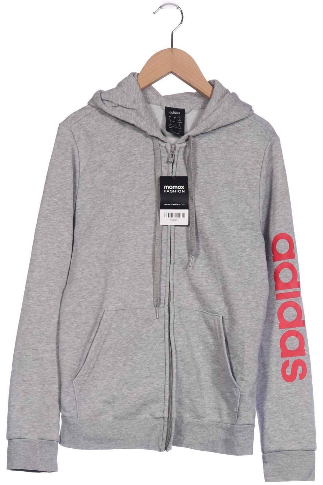 

adidas Damen Kapuzenpullover, grau, Gr. 38