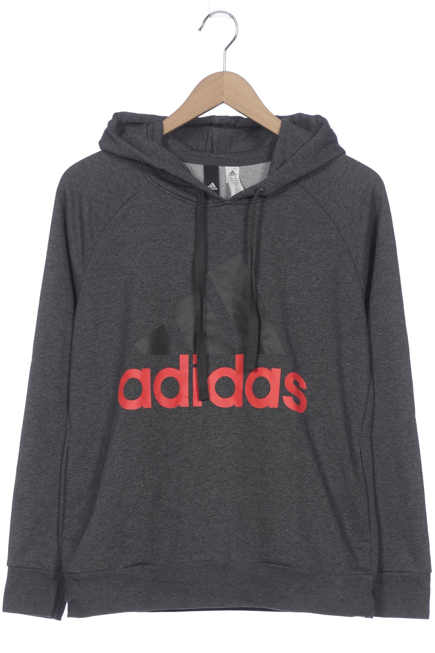 

adidas Damen Kapuzenpullover, grau, Gr. 38