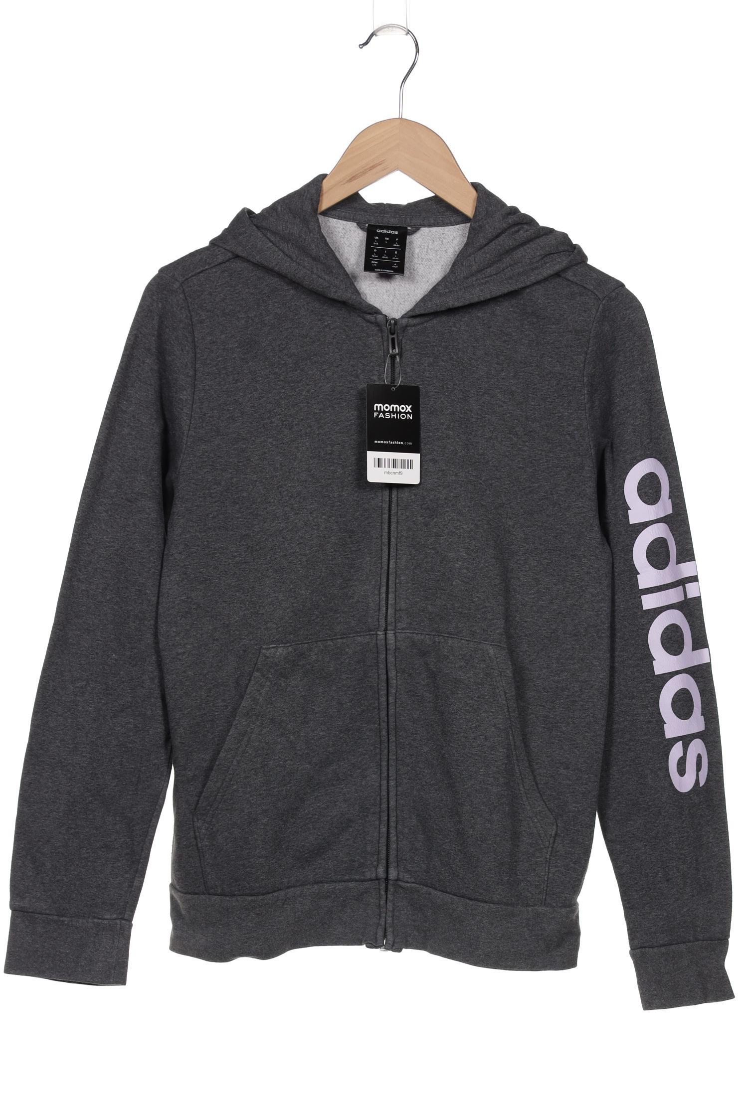 

adidas Damen Kapuzenpullover, grau, Gr. 42