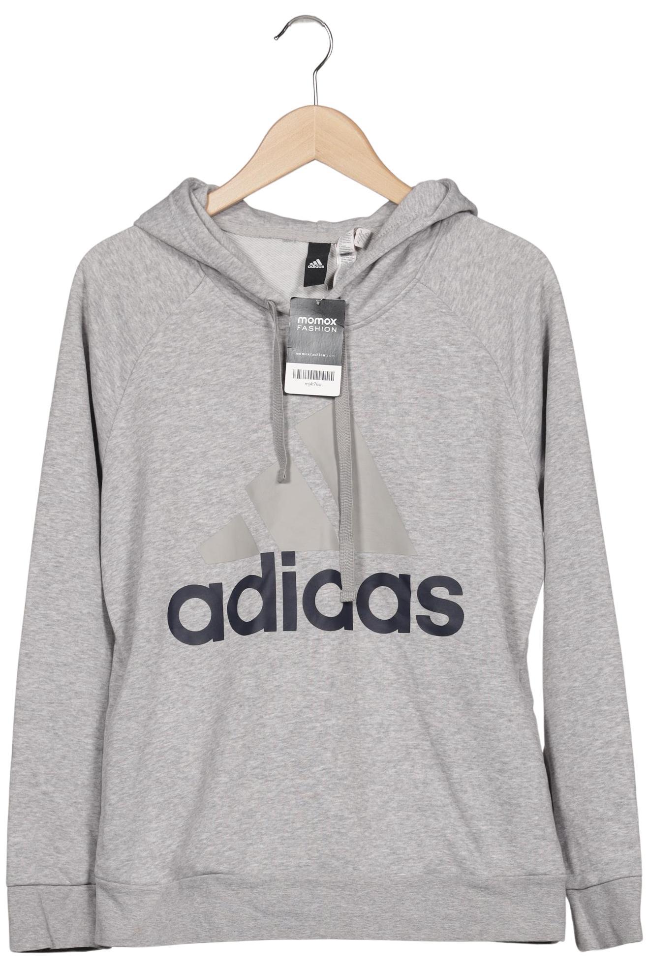 

adidas Damen Kapuzenpullover, grau, Gr. 42
