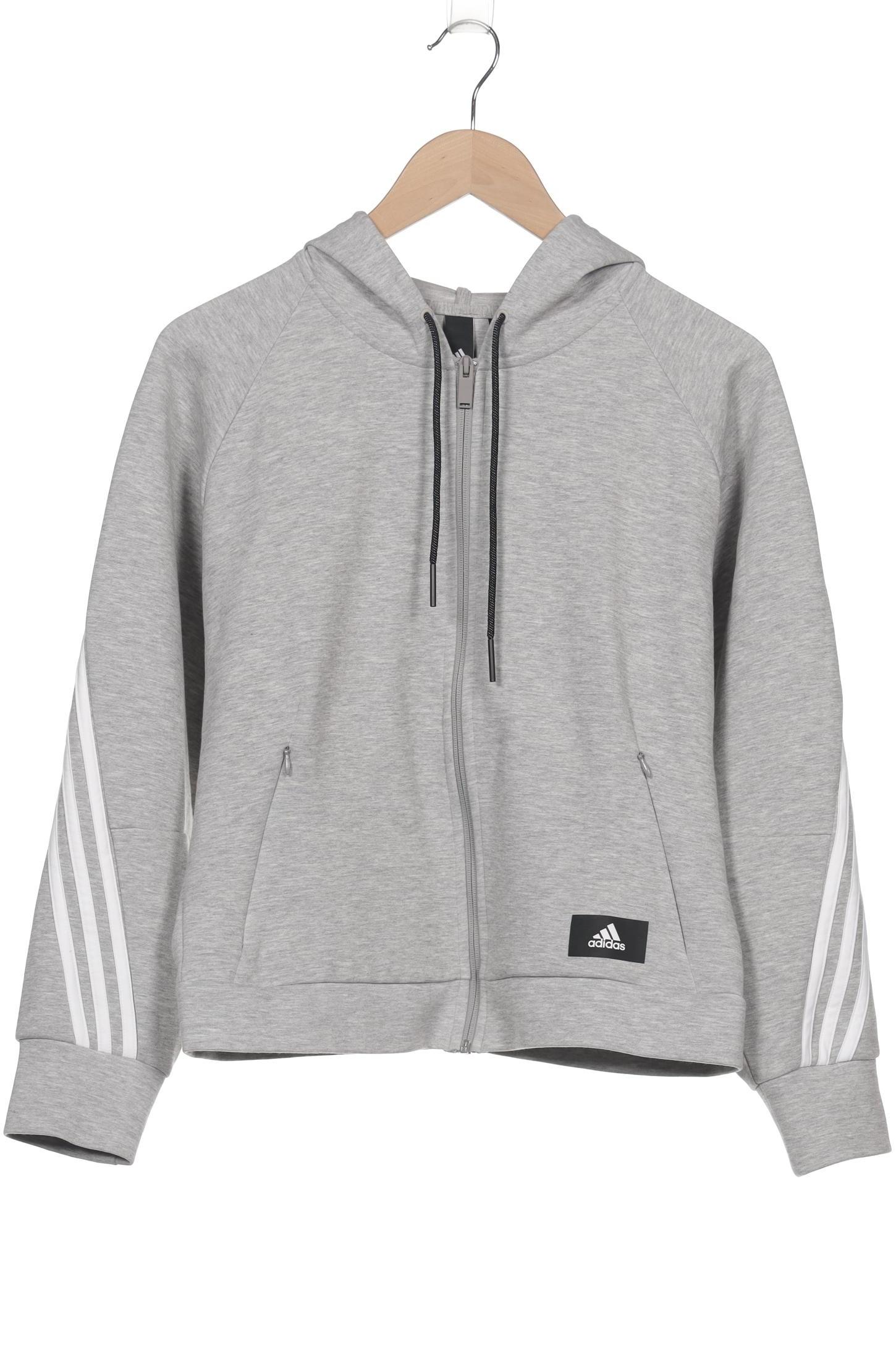 

adidas Damen Kapuzenpullover, grau, Gr. 38
