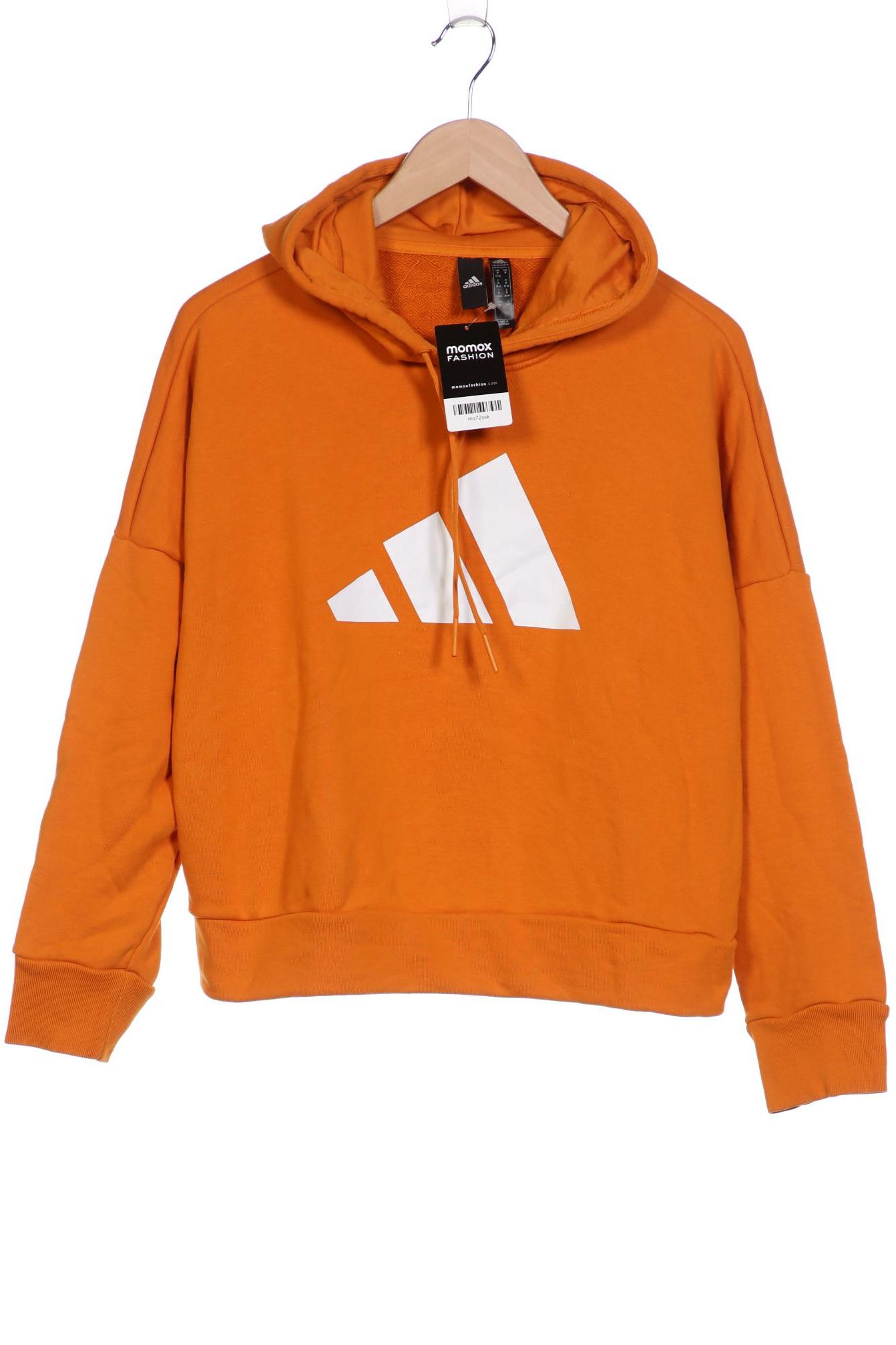 

adidas Damen Kapuzenpullover, orange, Gr. 38