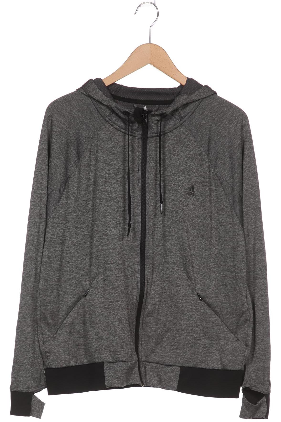 

adidas Damen Kapuzenpullover, grau, Gr. 44