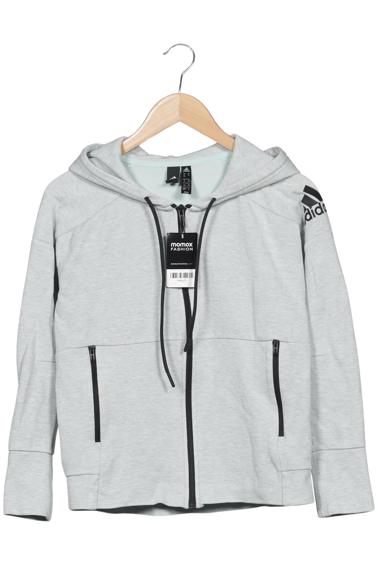 

adidas Damen Kapuzenpullover, grau, Gr. 34