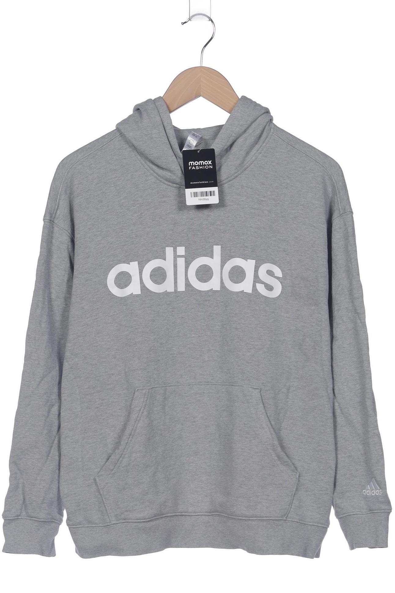 

adidas Damen Kapuzenpullover, grau, Gr. 44