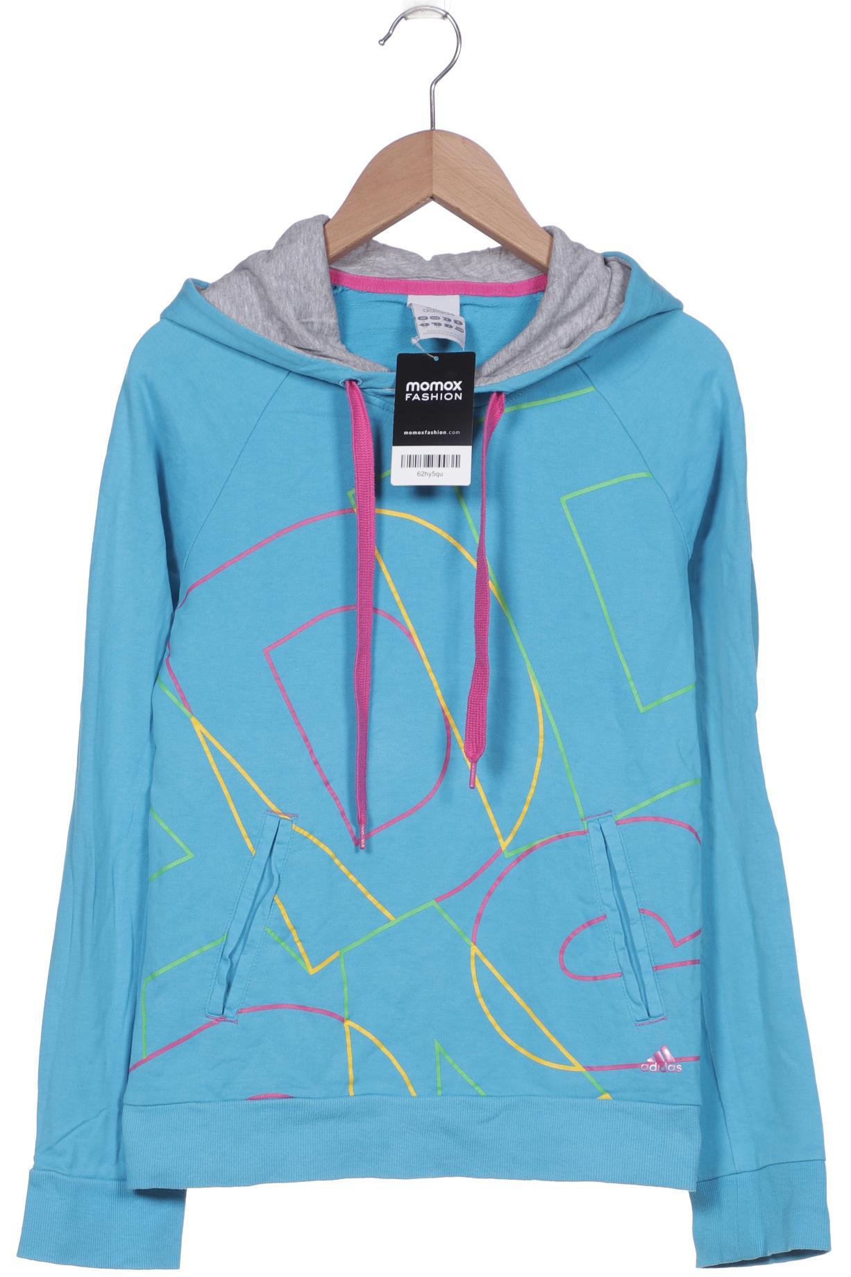 

adidas Damen Kapuzenpullover, blau, Gr. 34