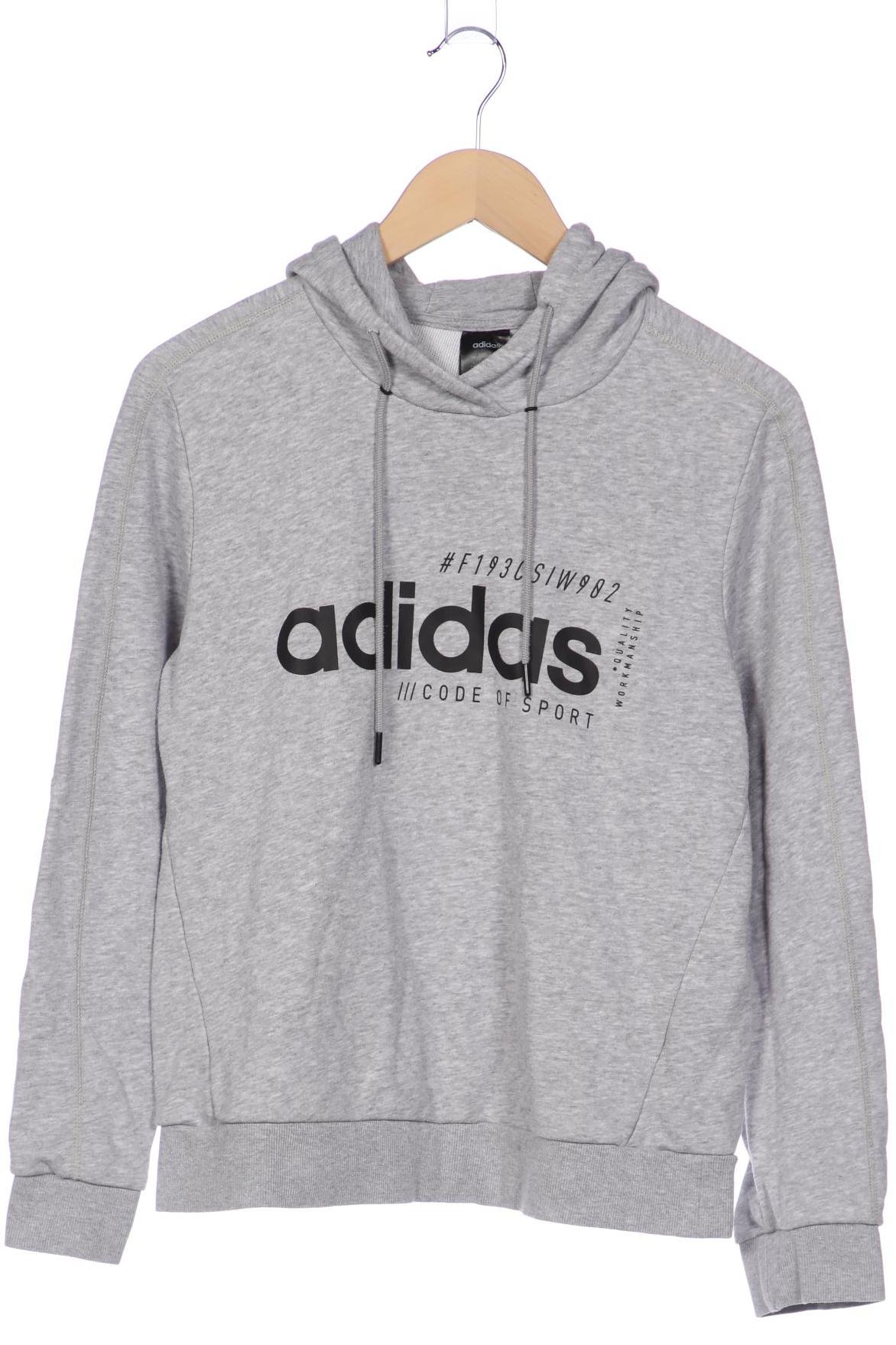 

adidas Damen Kapuzenpullover, grau, Gr. 42
