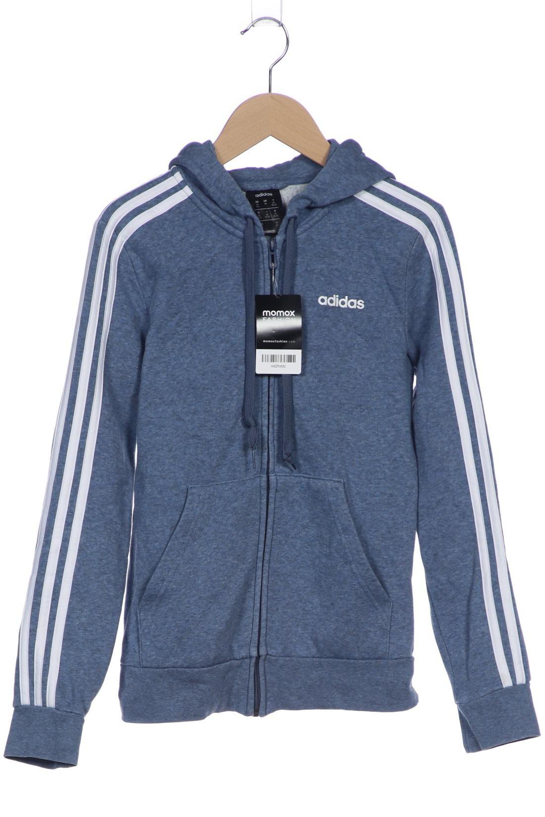 

adidas Damen Kapuzenpullover, blau, Gr. 34