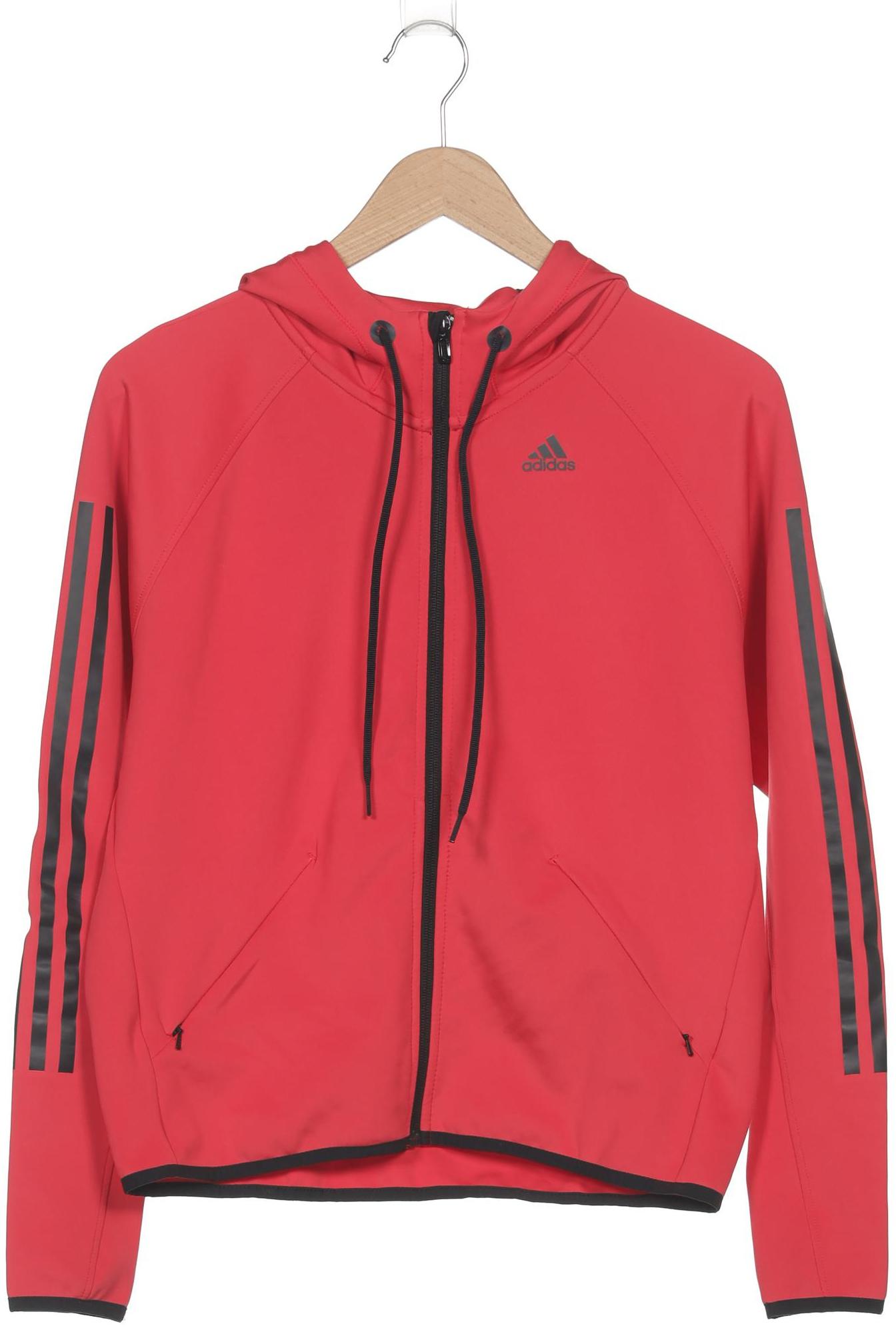 

adidas Damen Kapuzenpullover, rot, Gr. 36