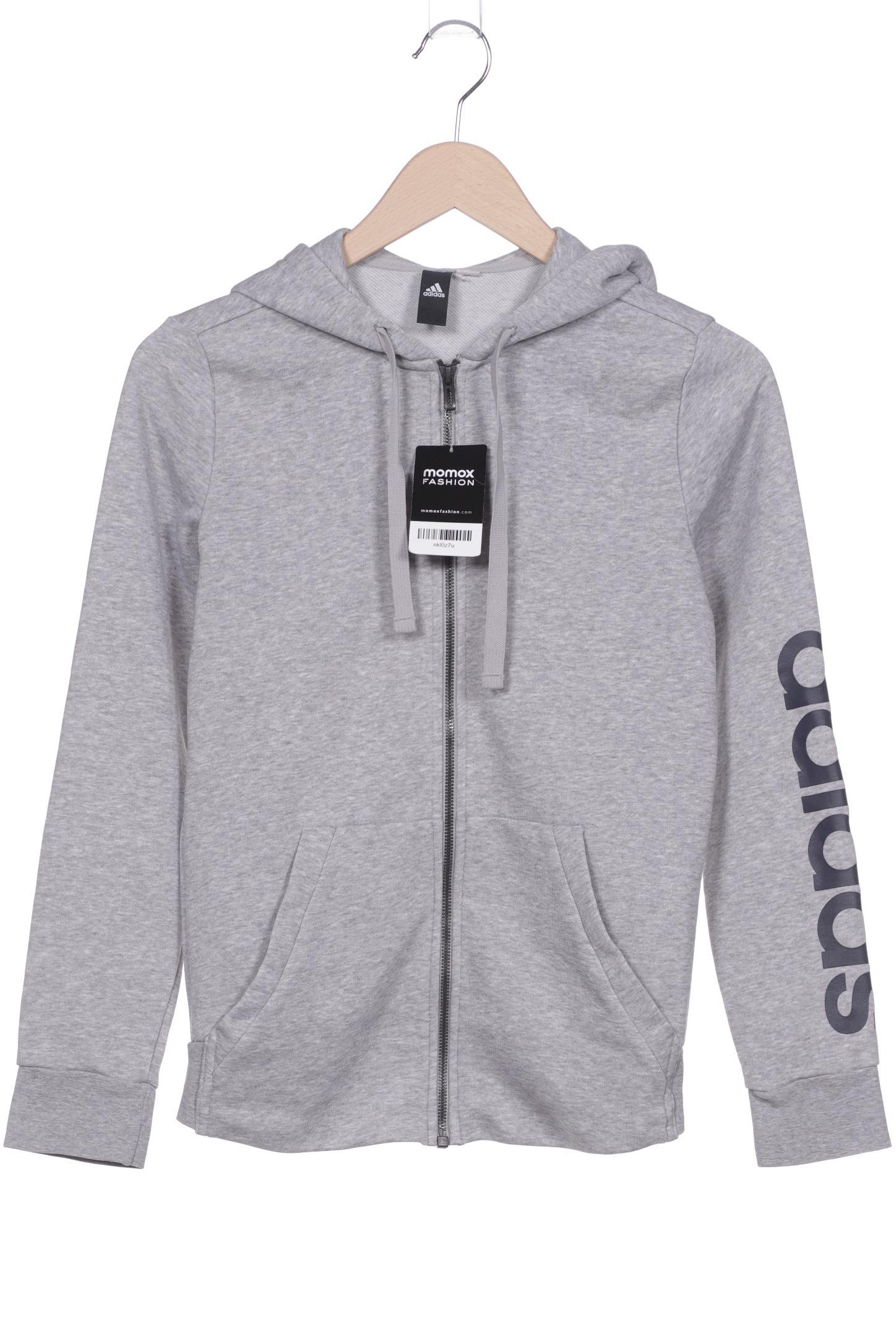 

adidas Damen Kapuzenpullover, grau, Gr. 36