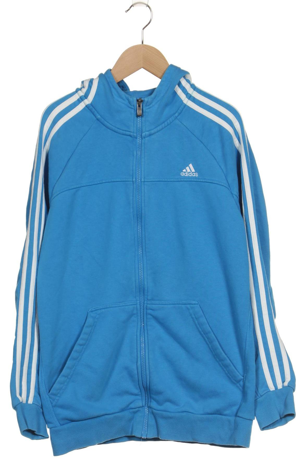 

adidas Damen Kapuzenpullover, blau, Gr. 42