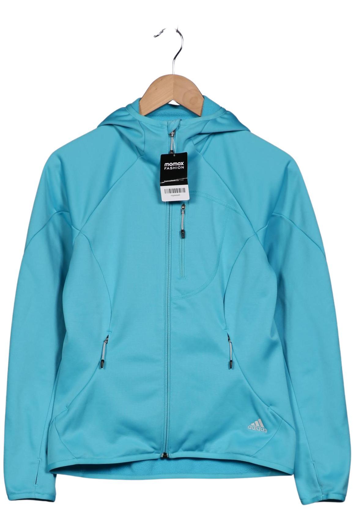

adidas Damen Kapuzenpullover, blau, Gr. 38