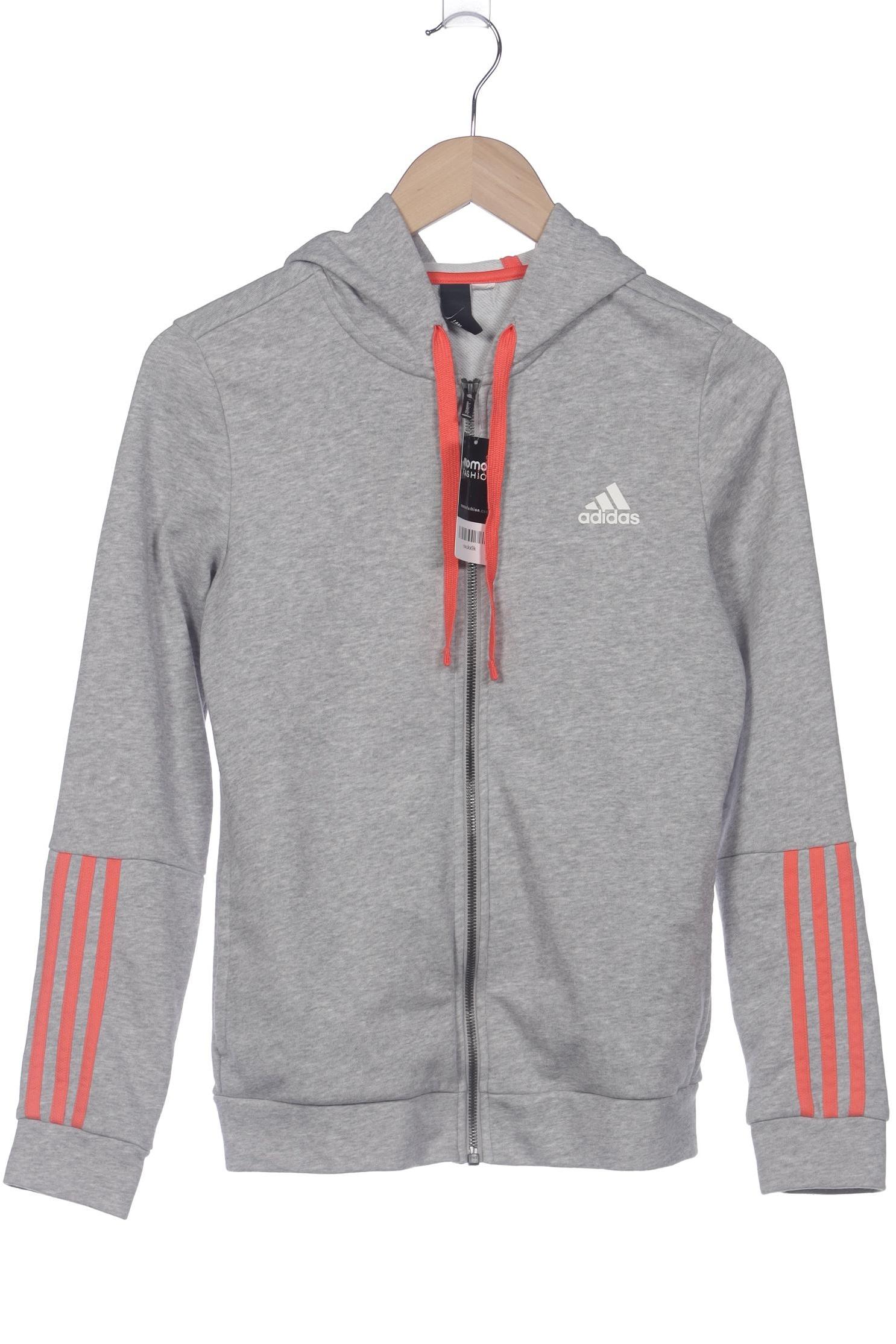 

adidas Damen Kapuzenpullover, grau, Gr. 36