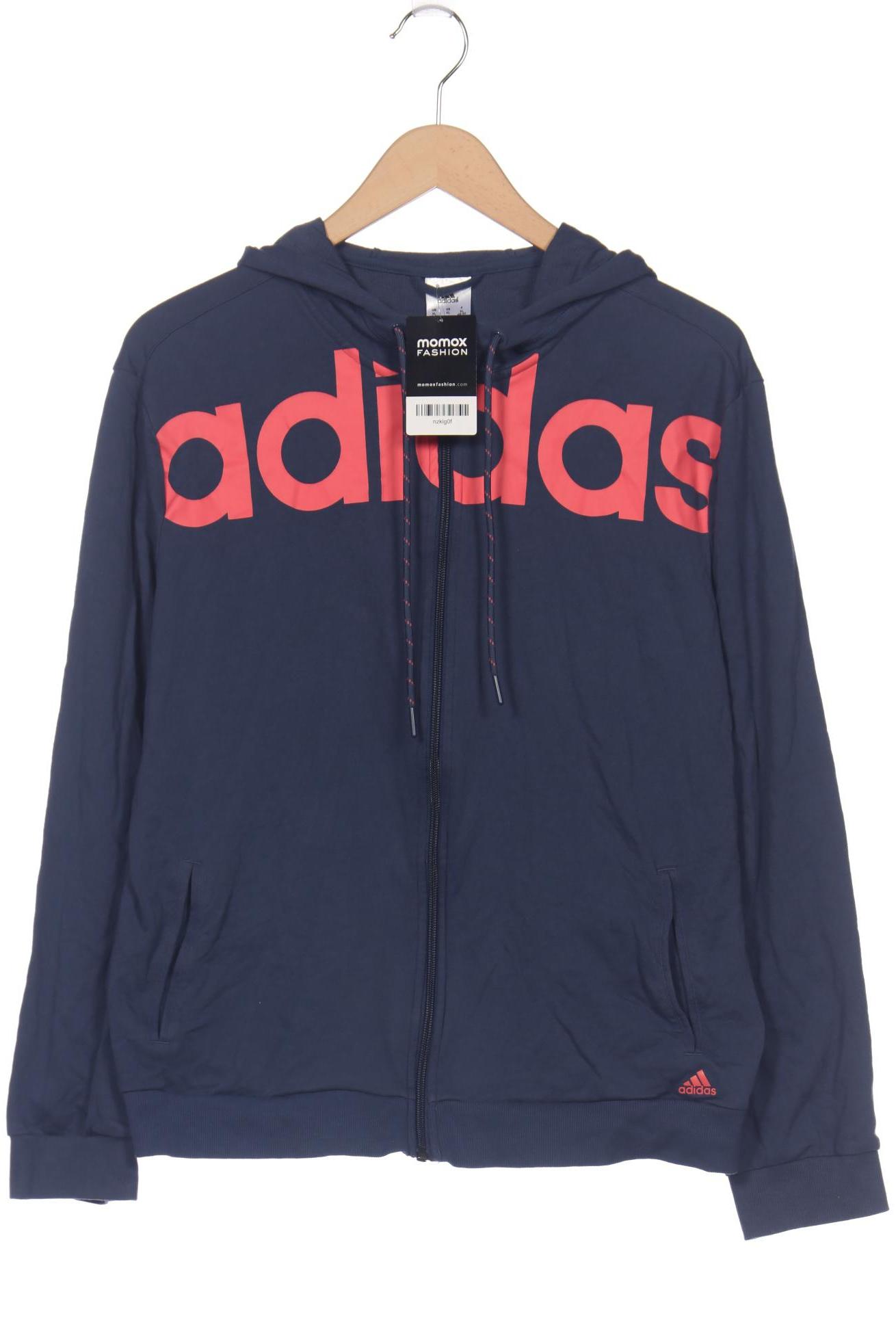 

adidas Damen Kapuzenpullover, blau, Gr. 44