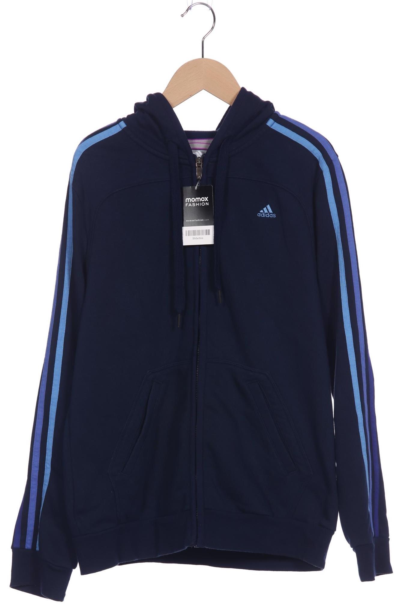 

adidas Damen Kapuzenpullover, blau, Gr. 42