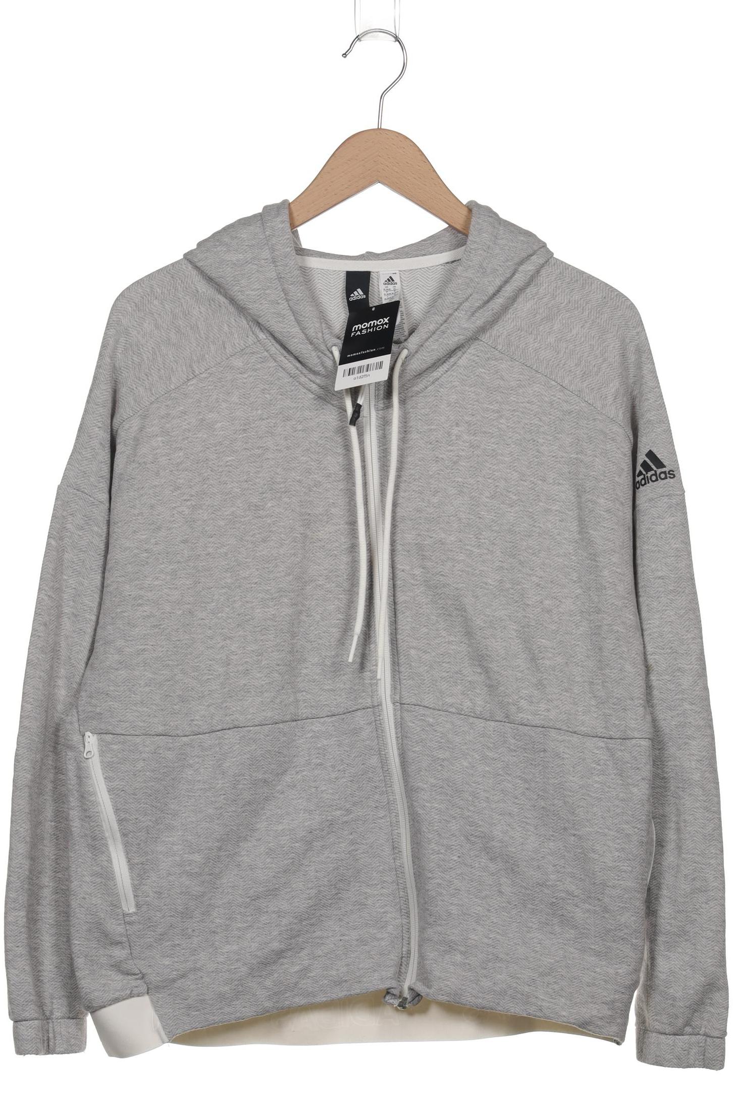 

adidas Damen Kapuzenpullover, grau, Gr. 44