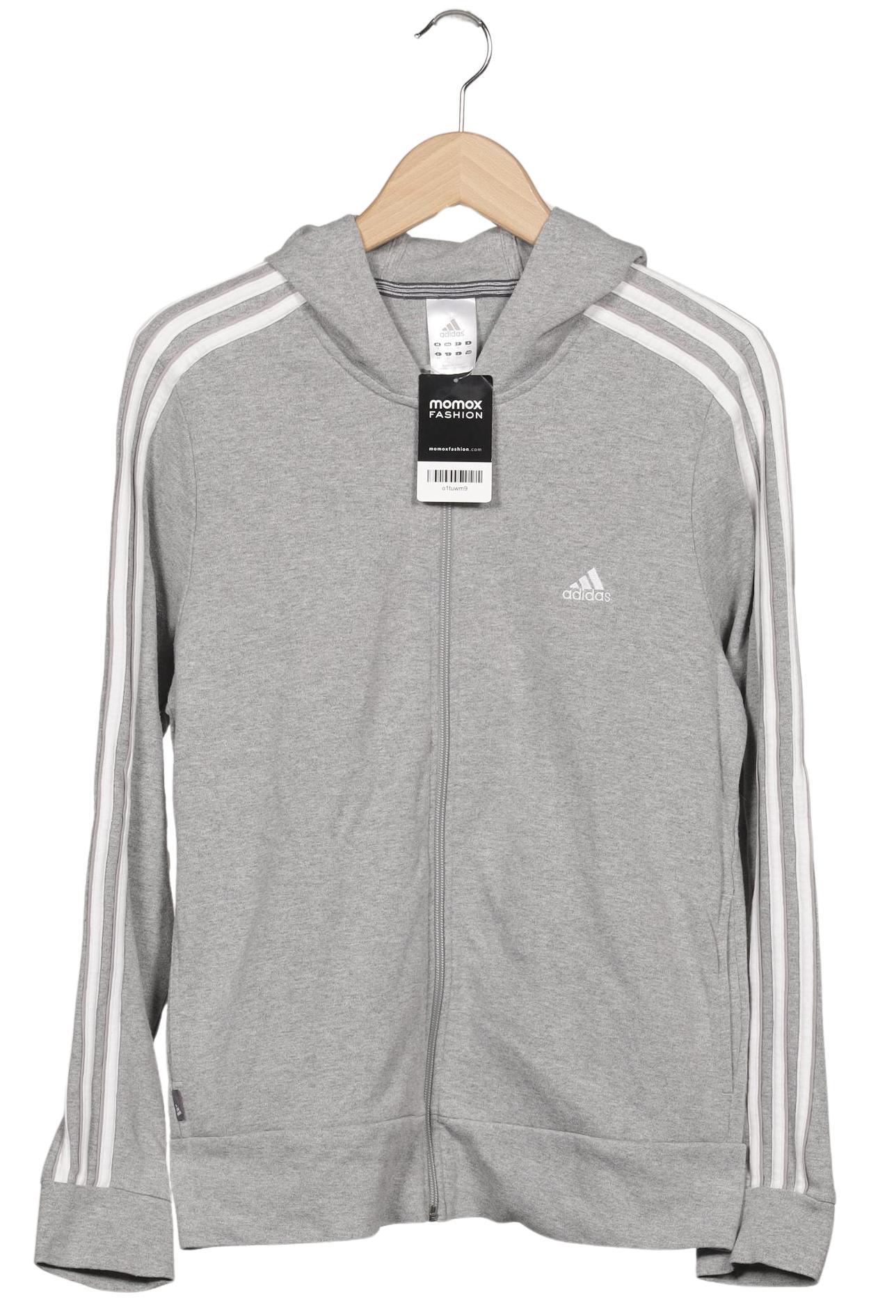 

adidas Damen Kapuzenpullover, grau, Gr. 44