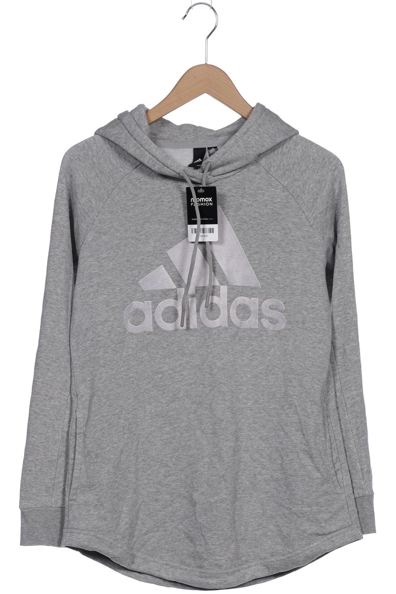 

adidas Damen Kapuzenpullover, grau, Gr. 38