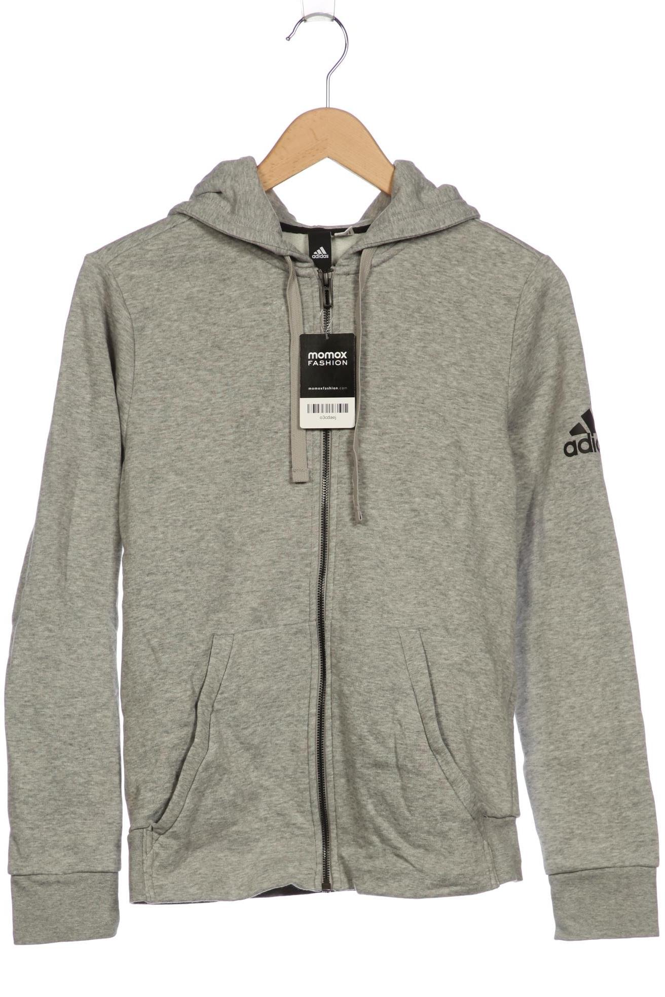 

adidas Damen Kapuzenpullover, grau, Gr. 38