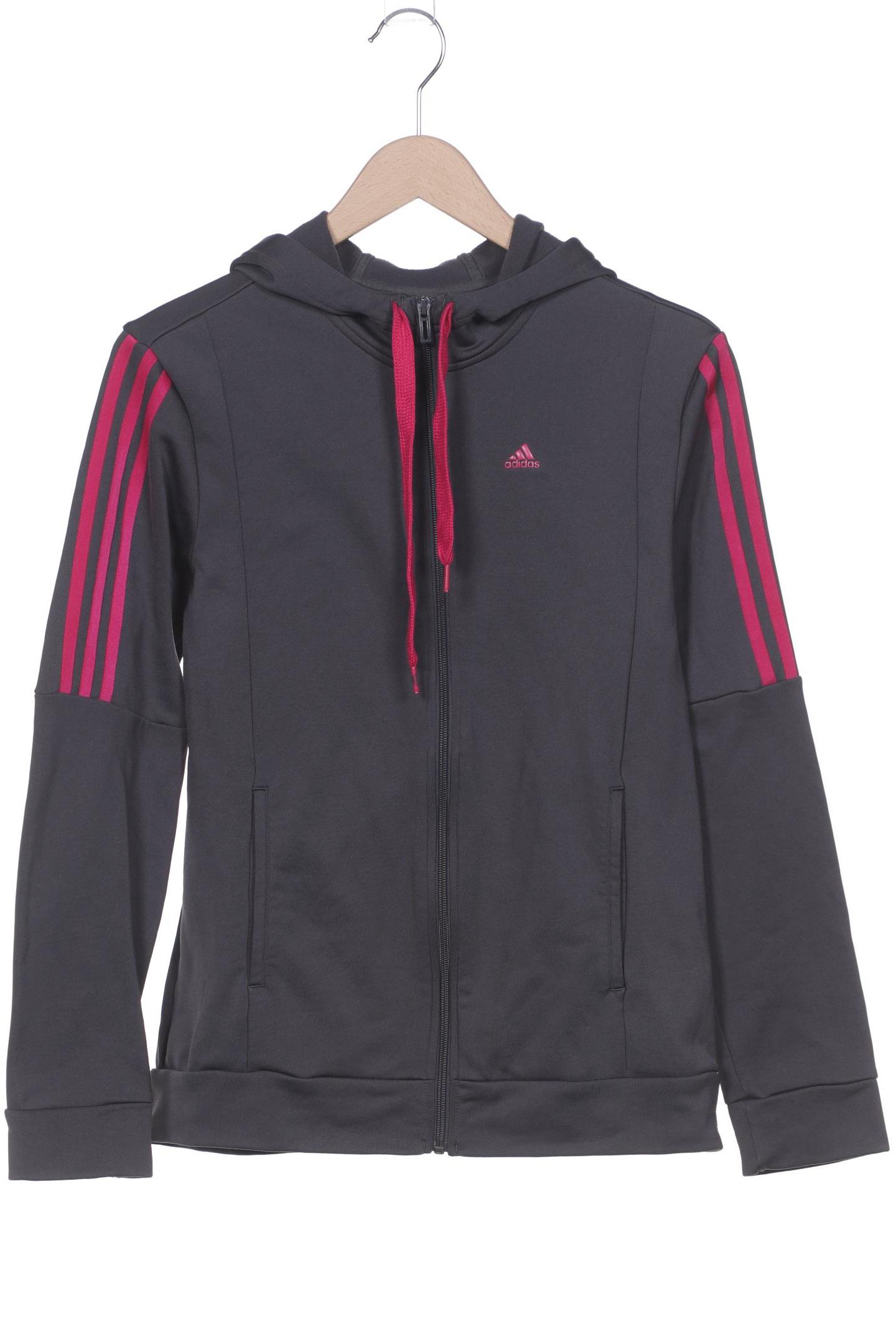 

adidas Damen Kapuzenpullover, grau, Gr. 44