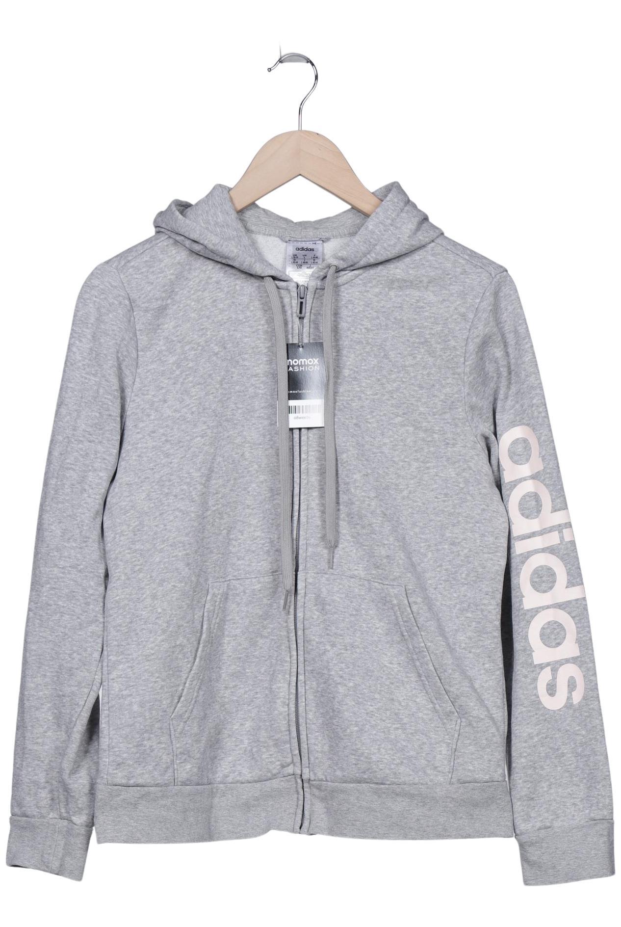 

adidas Damen Kapuzenpullover, grau, Gr. 42