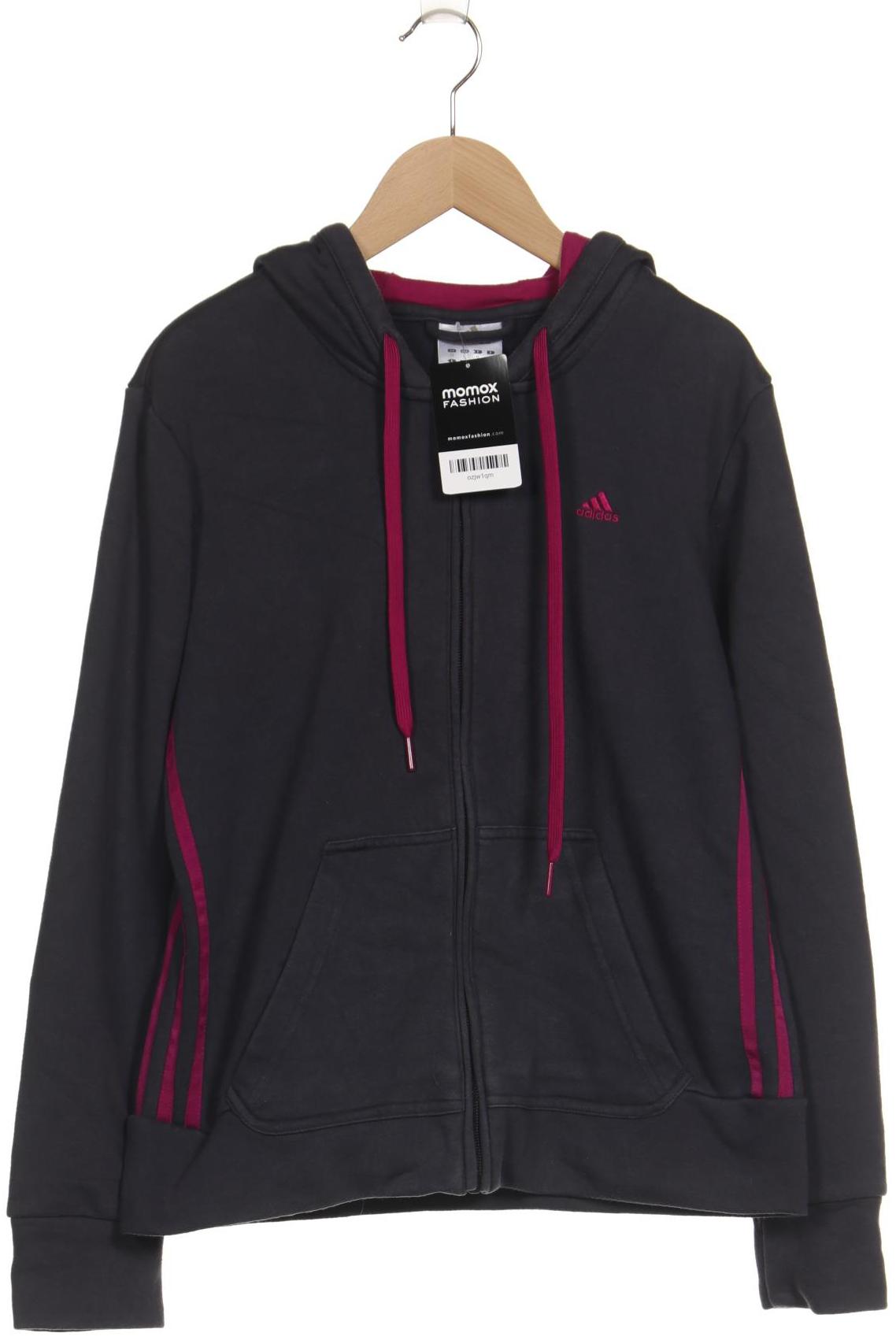 

adidas Damen Kapuzenpullover, grau, Gr. 40
