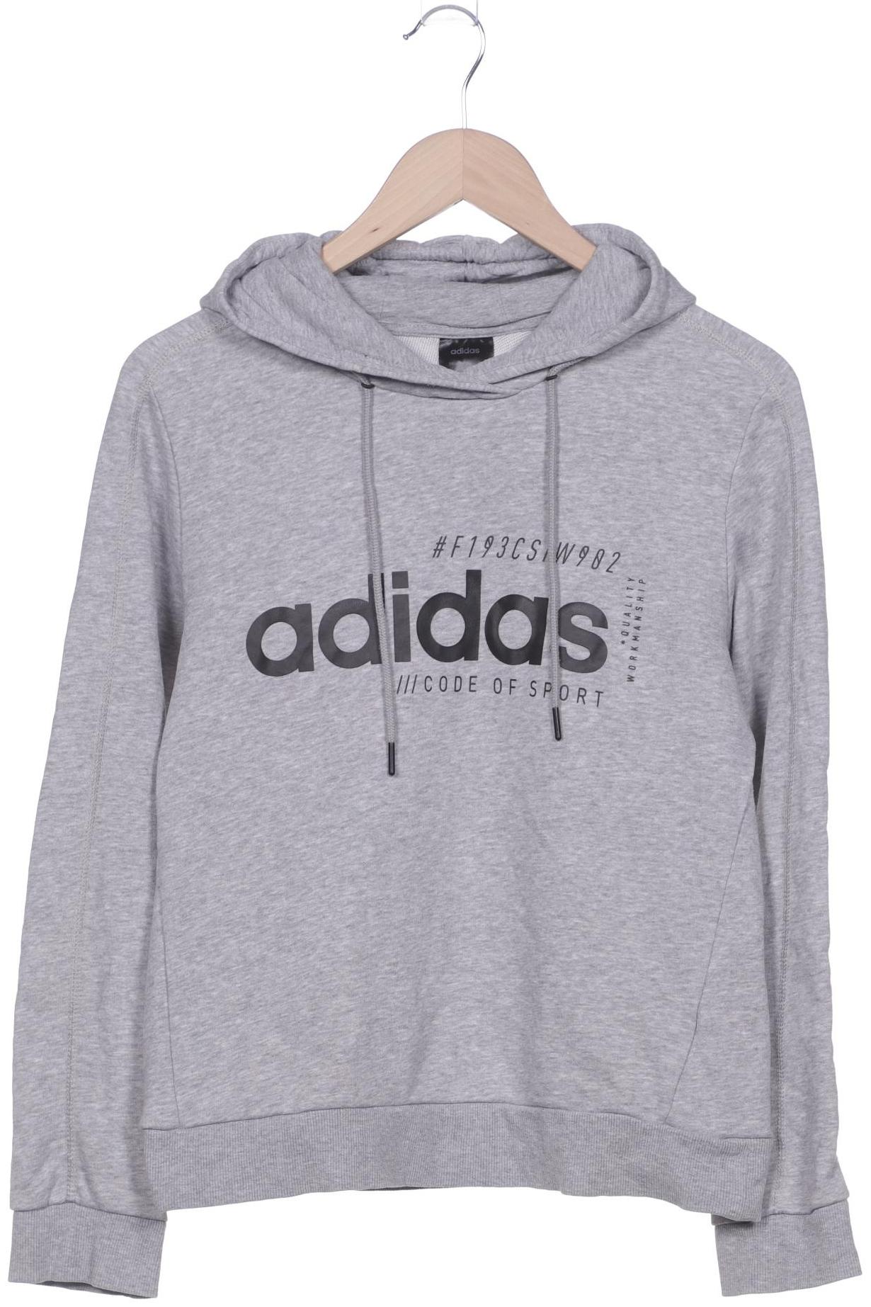 

adidas Damen Kapuzenpullover, grau, Gr. 38