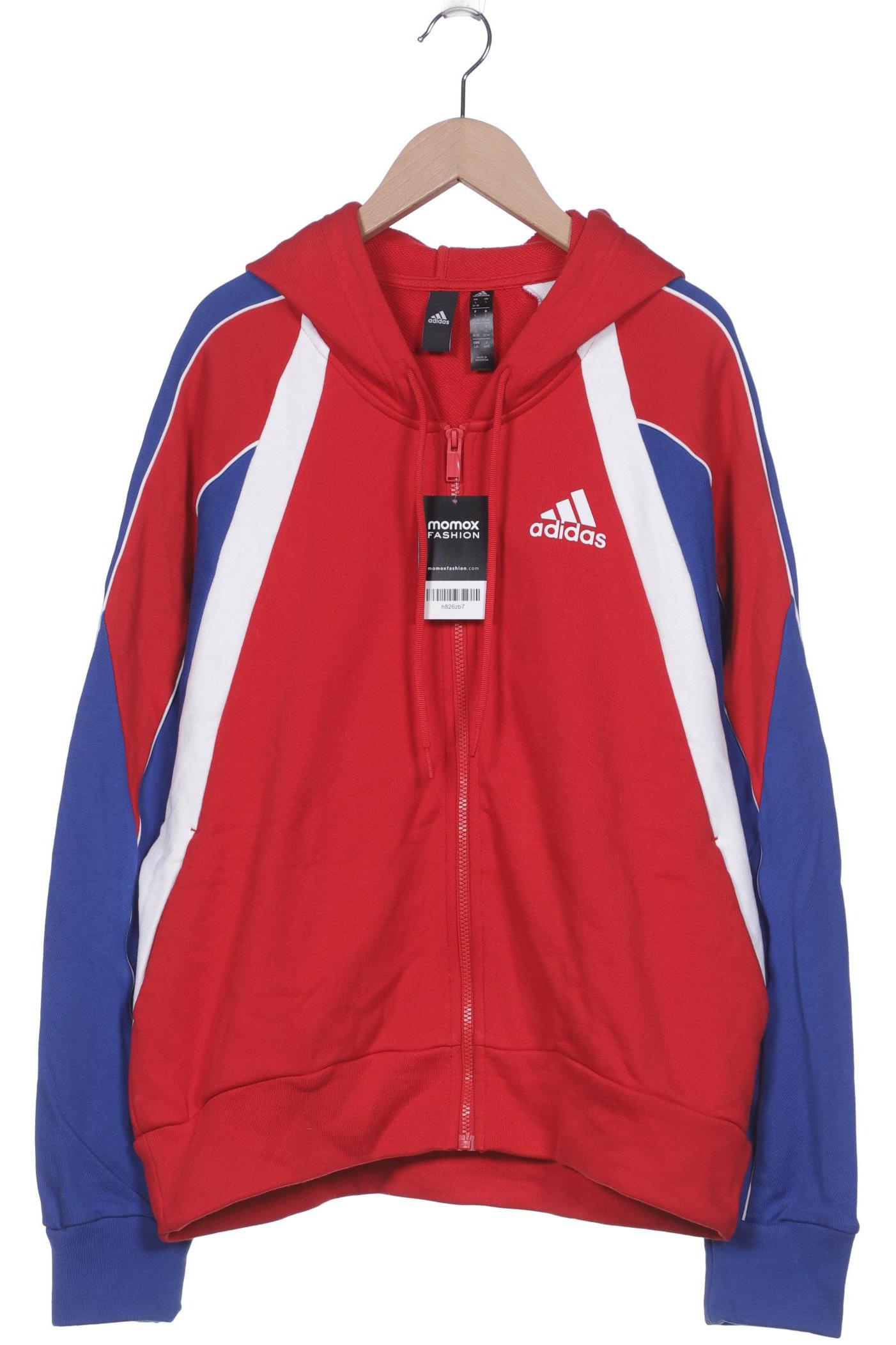 

adidas Damen Kapuzenpullover, rot, Gr. 42