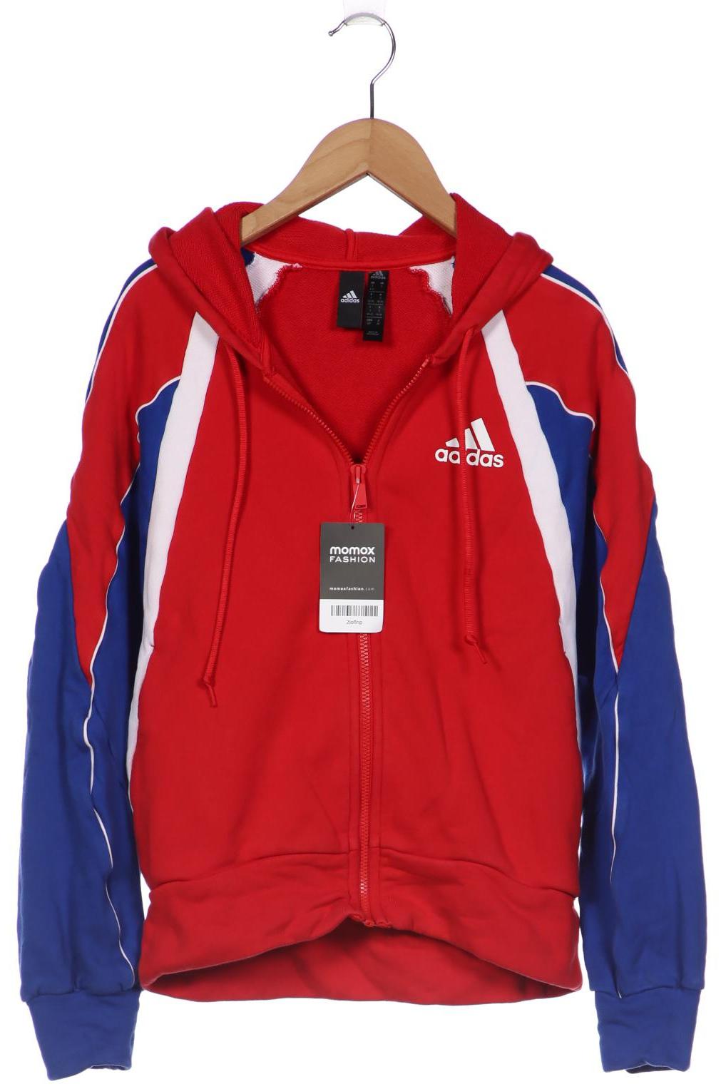 

adidas Damen Kapuzenpullover, rot, Gr. 34