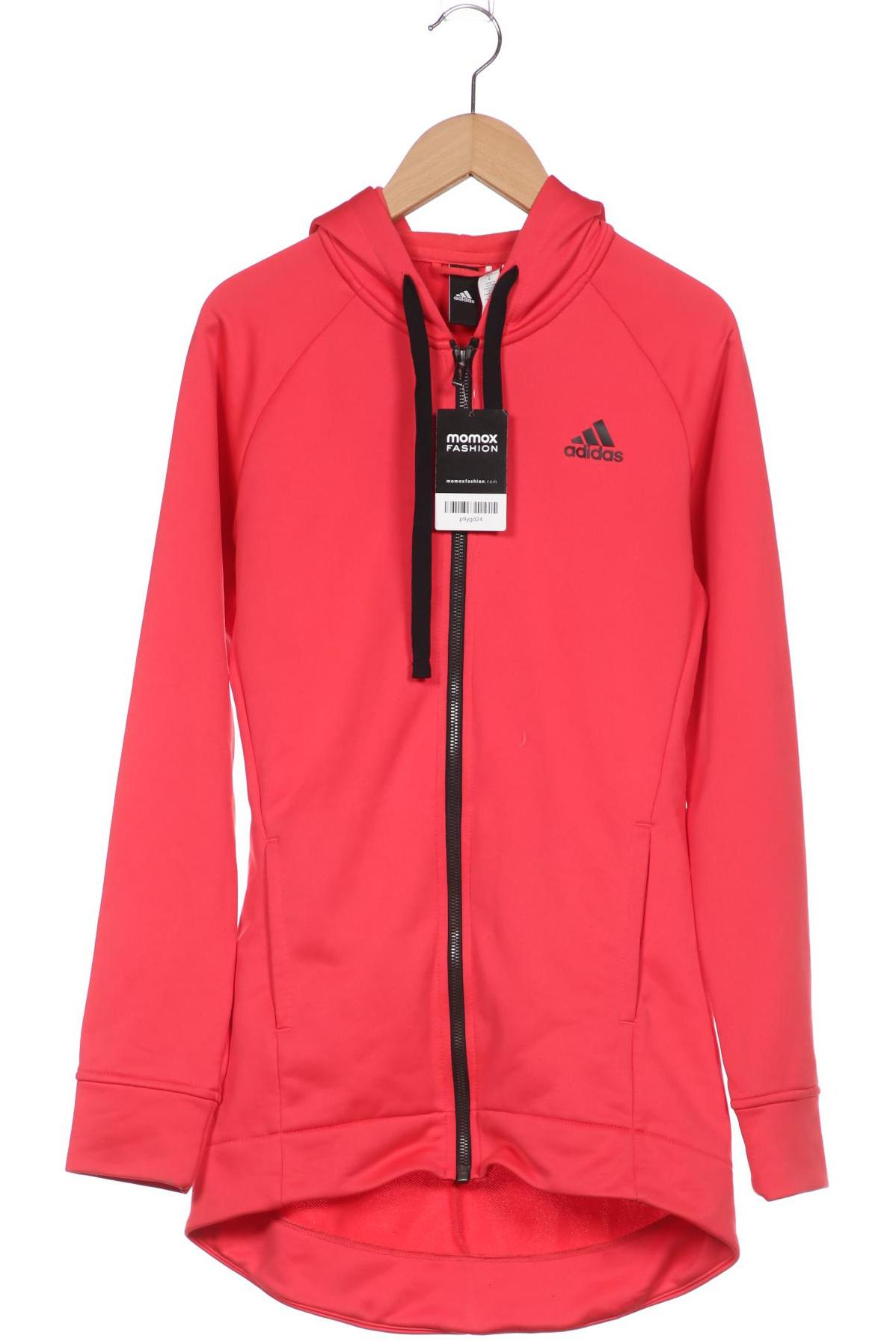 

adidas Damen Kapuzenpullover, rot, Gr. 34