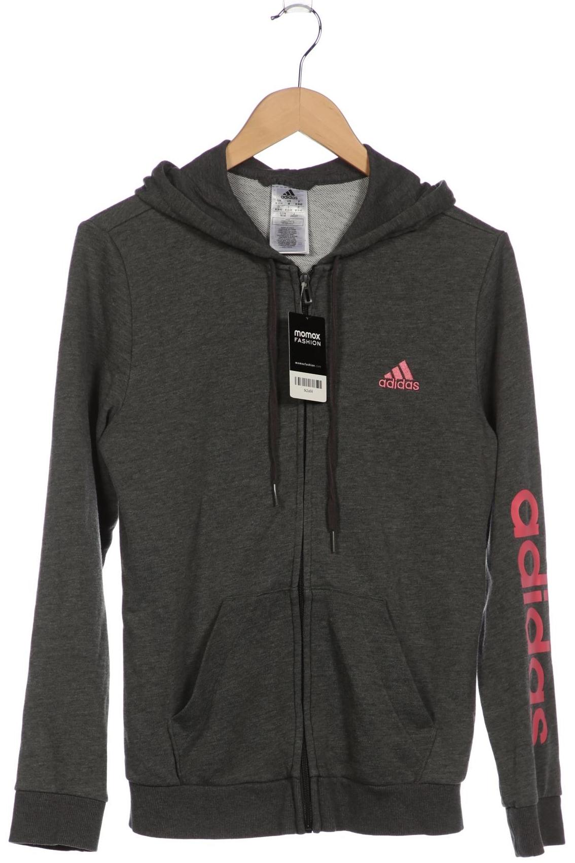 

adidas Damen Kapuzenpullover, grau, Gr. 38