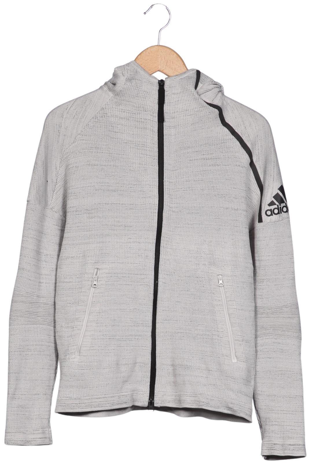 

adidas Damen Kapuzenpullover, grau, Gr. 42