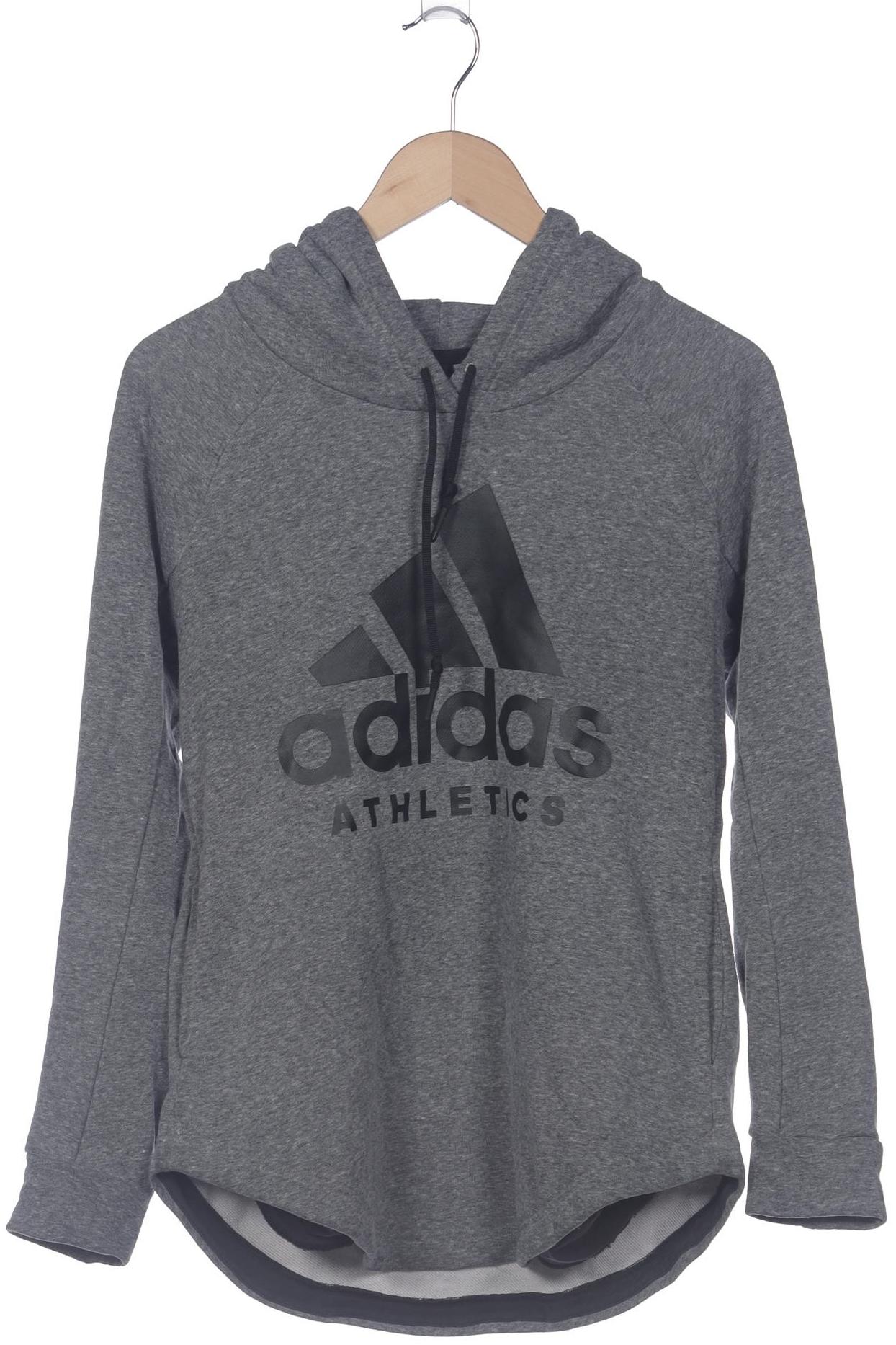 

adidas Damen Kapuzenpullover, grau, Gr. 38