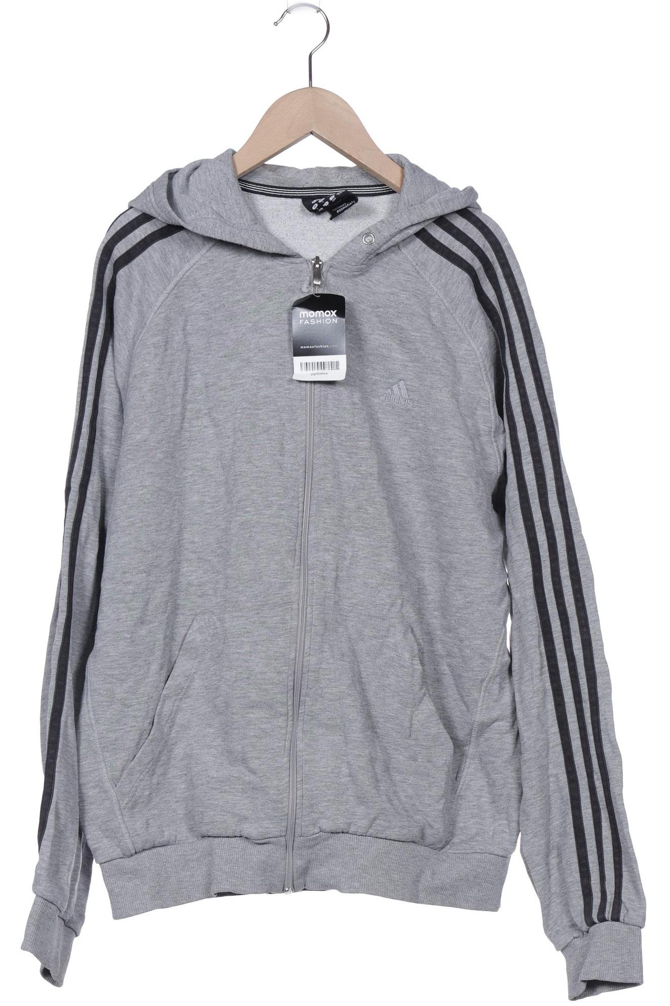 

adidas Damen Kapuzenpullover, grau, Gr. 42