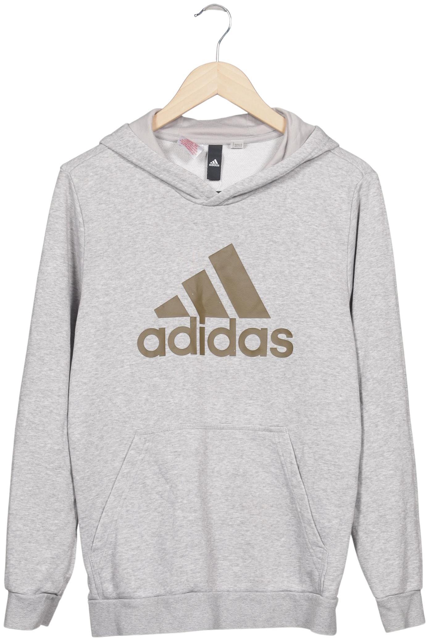 

adidas Damen Kapuzenpullover, grau, Gr. 44