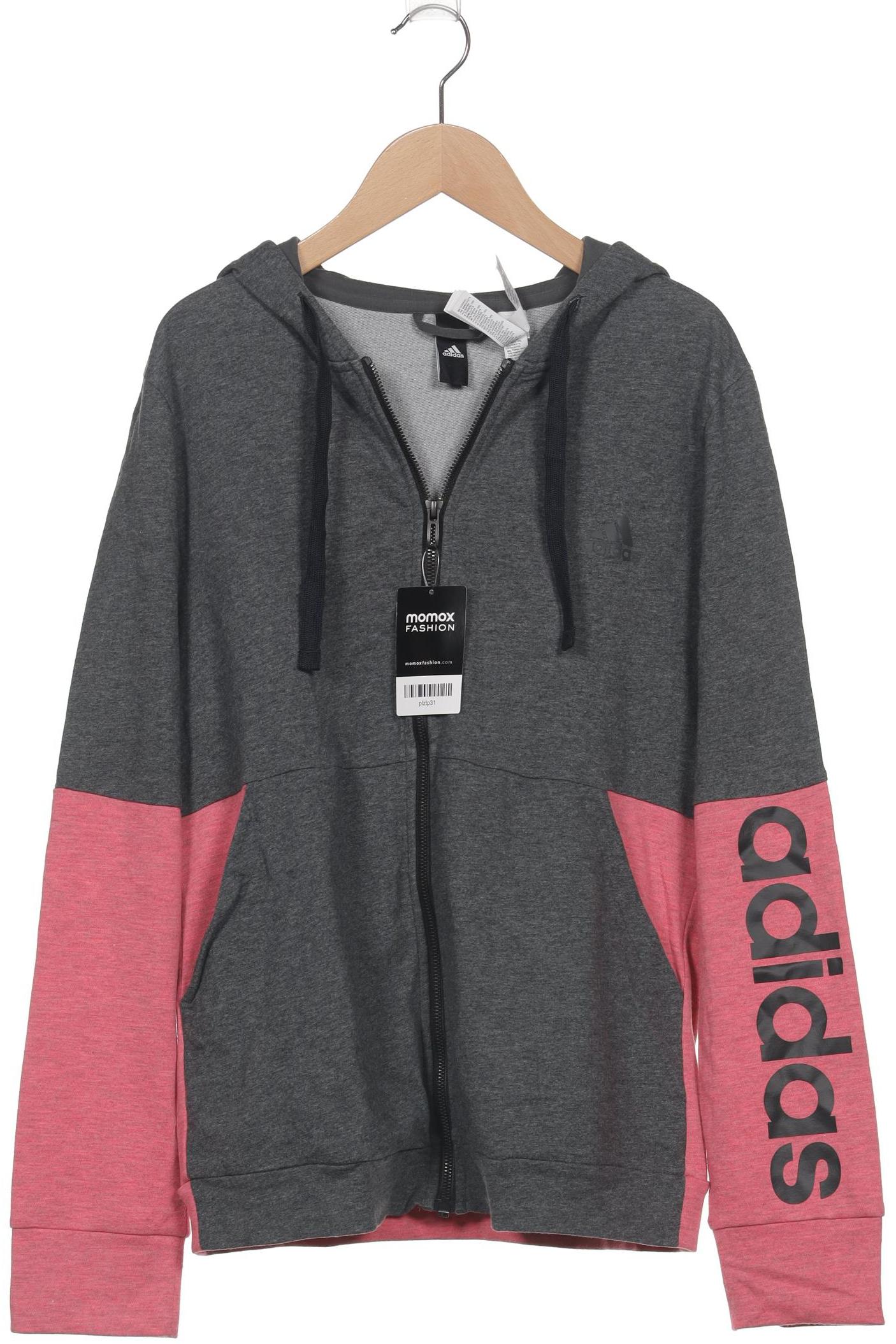 

adidas Damen Kapuzenpullover, grau, Gr. 42