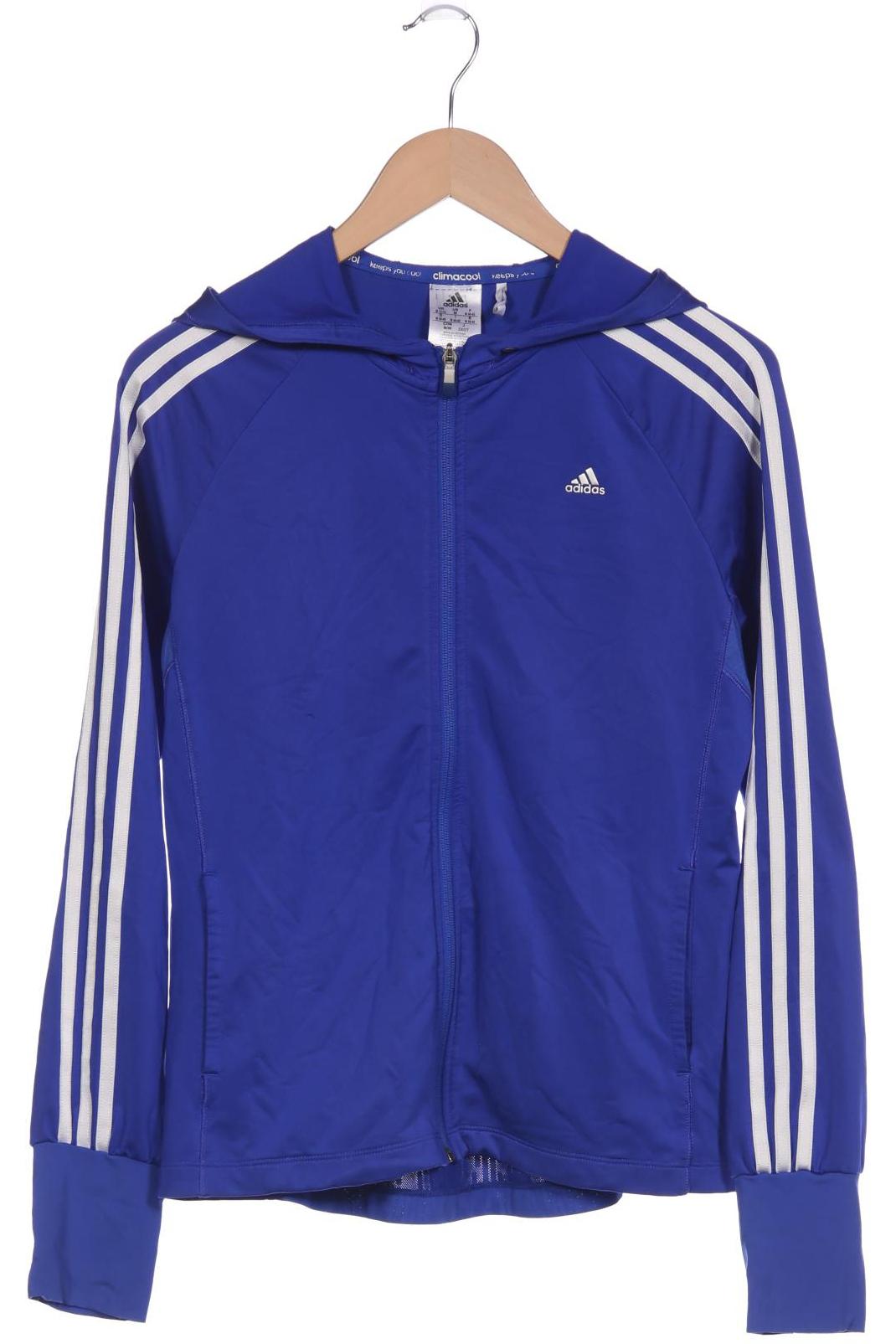 

adidas Damen Kapuzenpullover, blau, Gr. 38