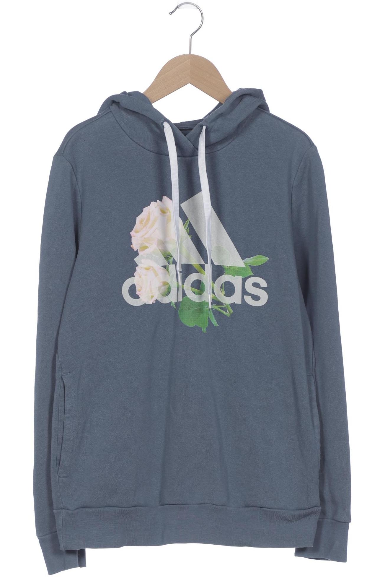 

adidas Damen Kapuzenpullover, blau, Gr. 38