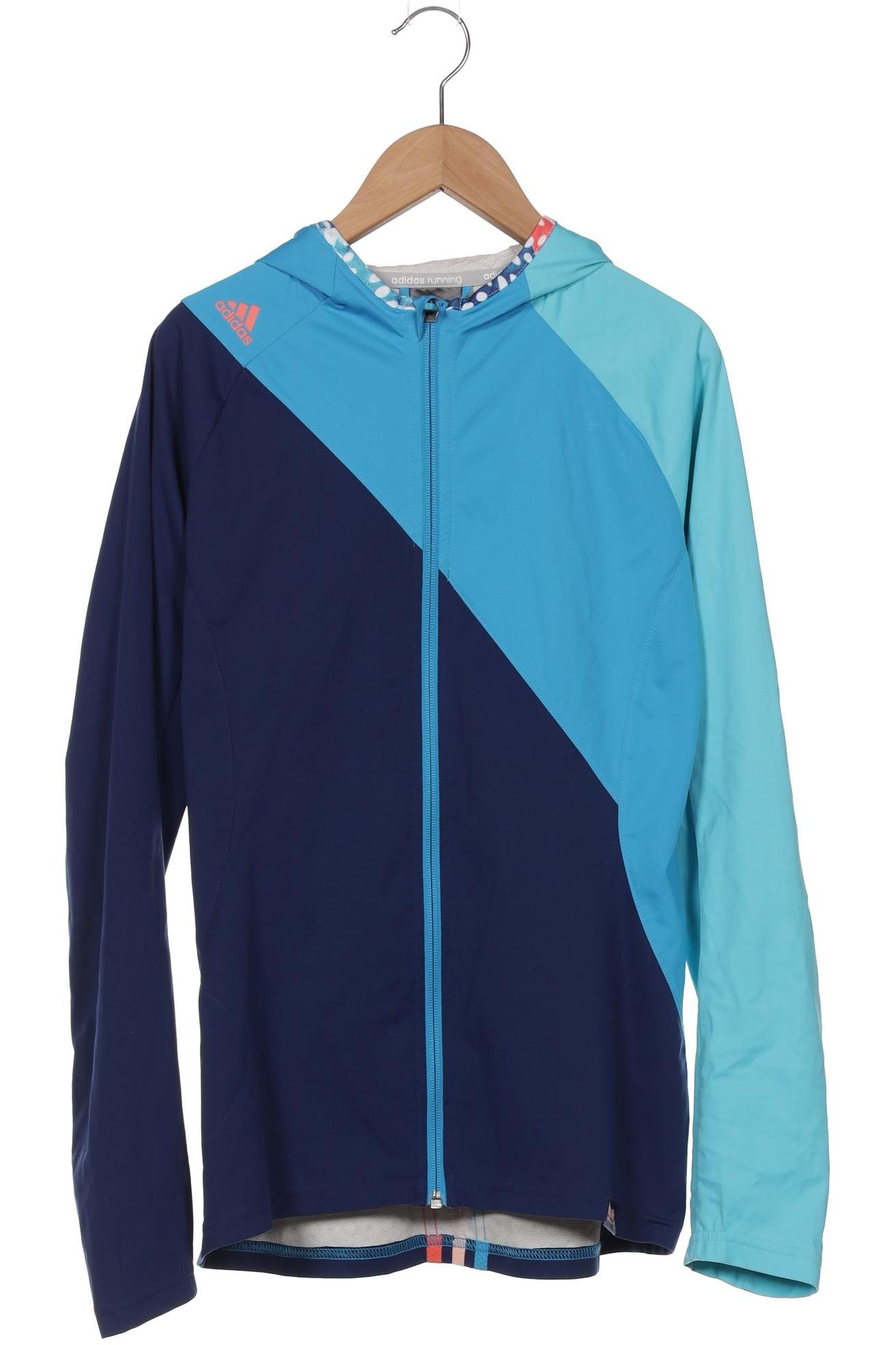 

adidas Damen Kapuzenpullover, blau, Gr. 36