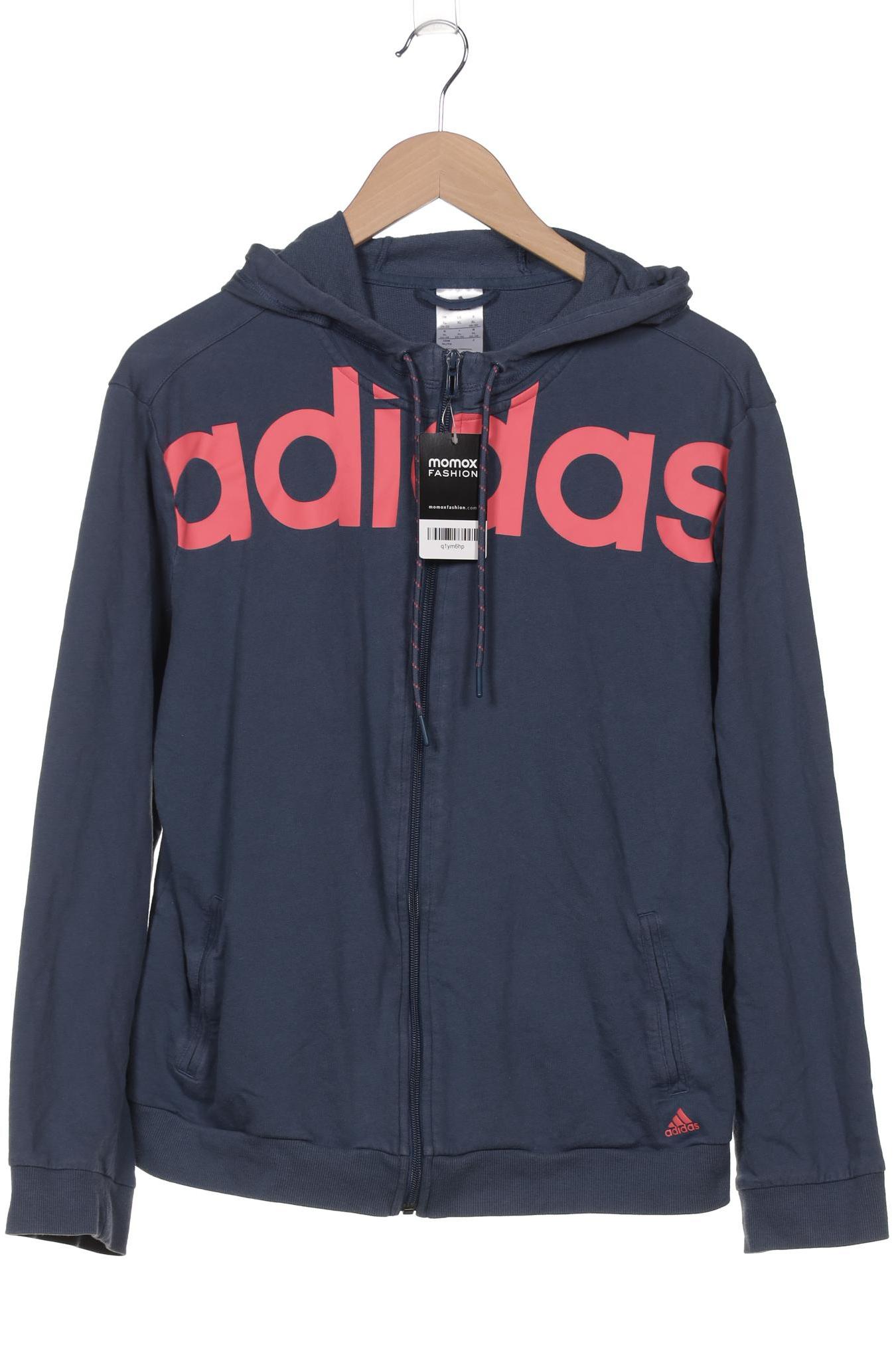 

adidas Damen Kapuzenpullover, blau, Gr. 44