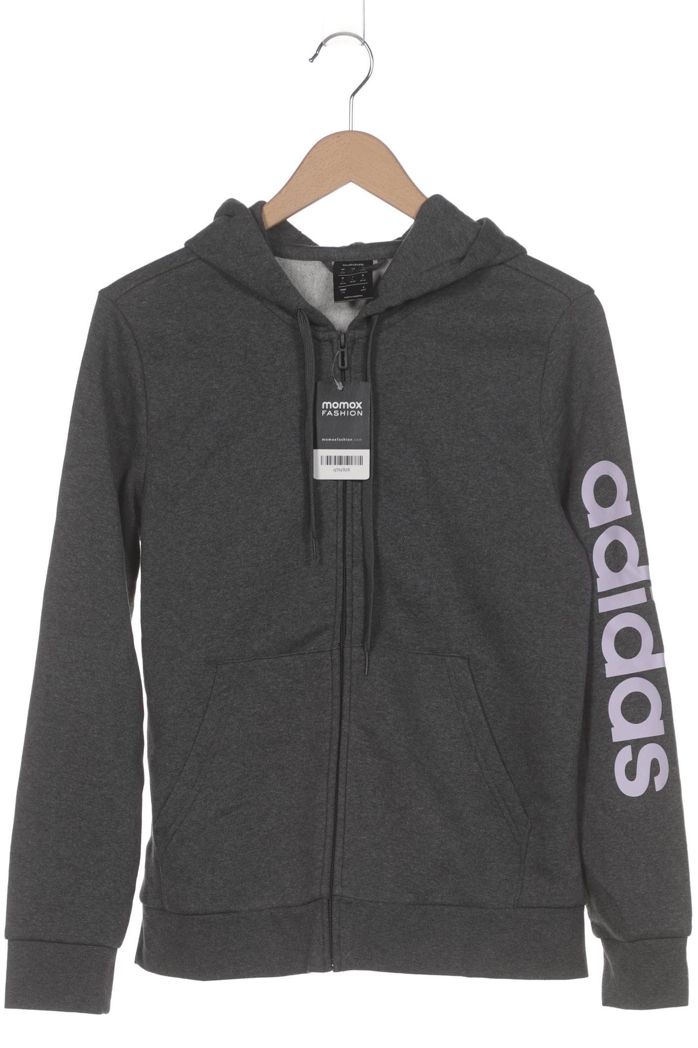 

adidas Damen Kapuzenpullover, grau, Gr. 42