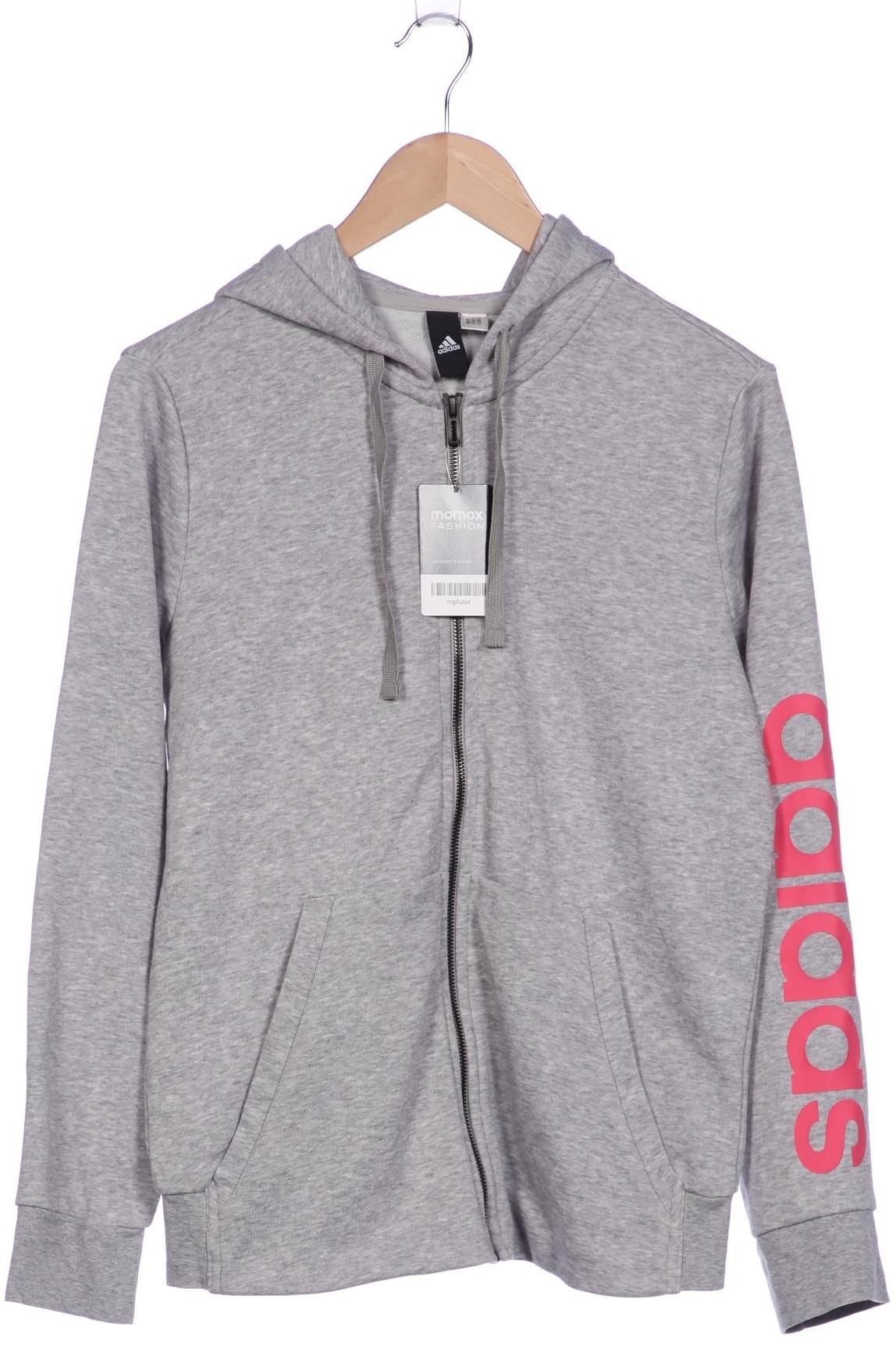 

adidas Damen Kapuzenpullover, grau, Gr. 42