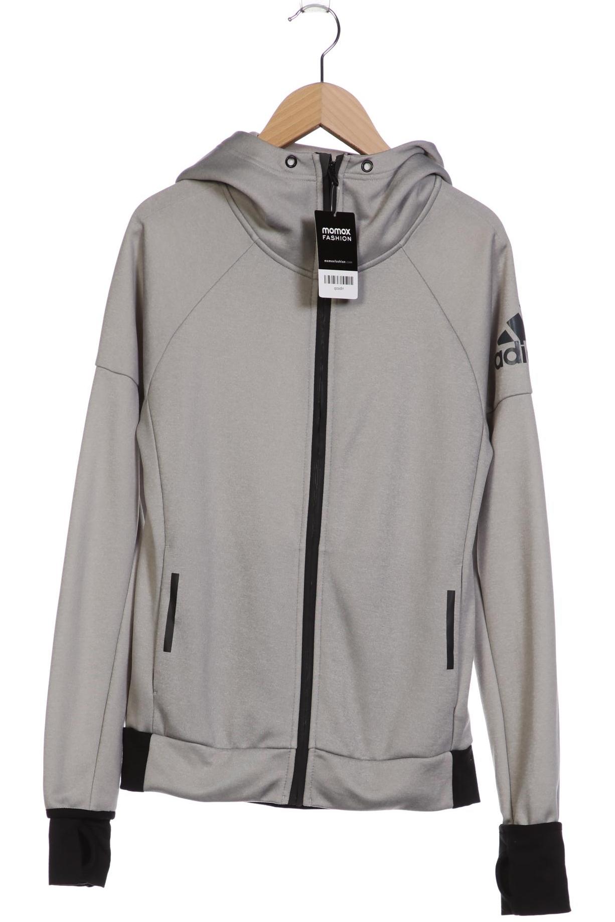 

adidas Damen Kapuzenpullover, grau, Gr. 34