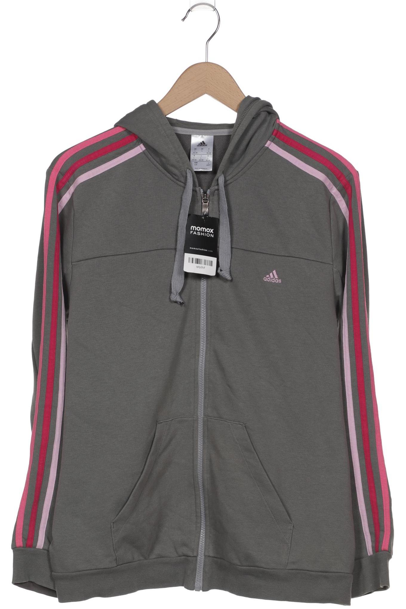 

adidas Damen Kapuzenpullover, grau, Gr. 42