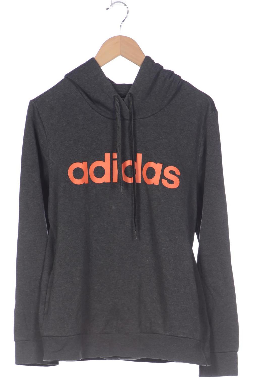

adidas Damen Kapuzenpullover, grau, Gr. 42